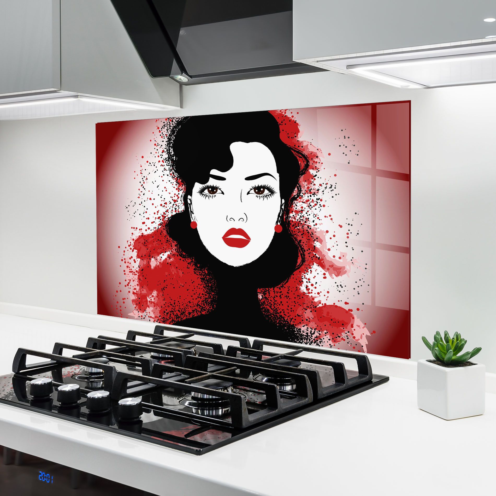 Cherry Woman Portrait mockup 6