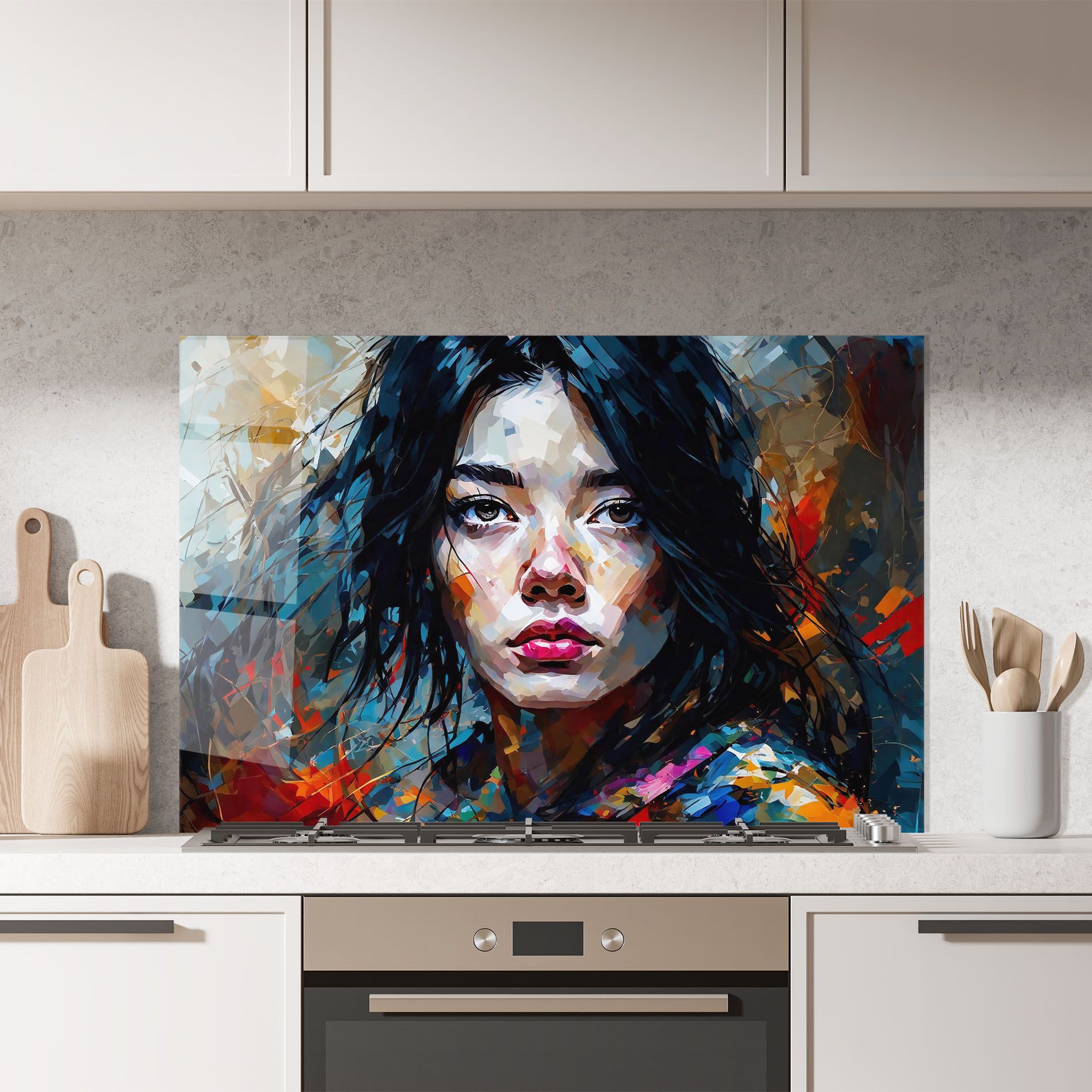 Artistic Girl Bright Makeup mockup 7