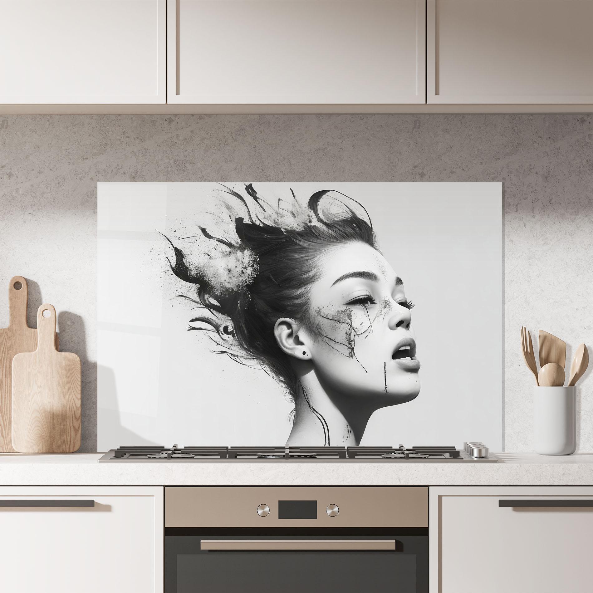 Küchenrückwand Glas Freedom mockup 7