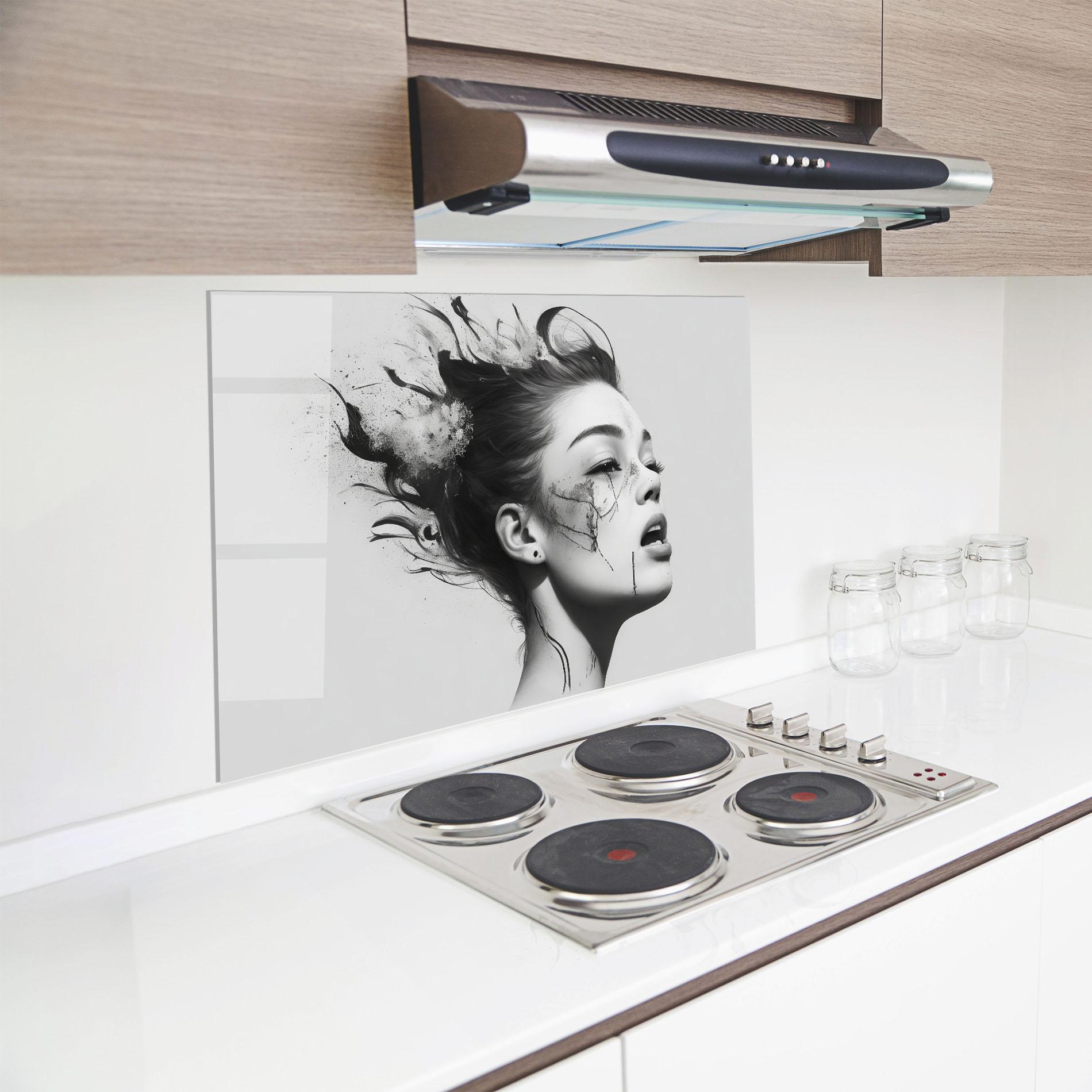 Küchenrückwand Glas Freedom mockup 8