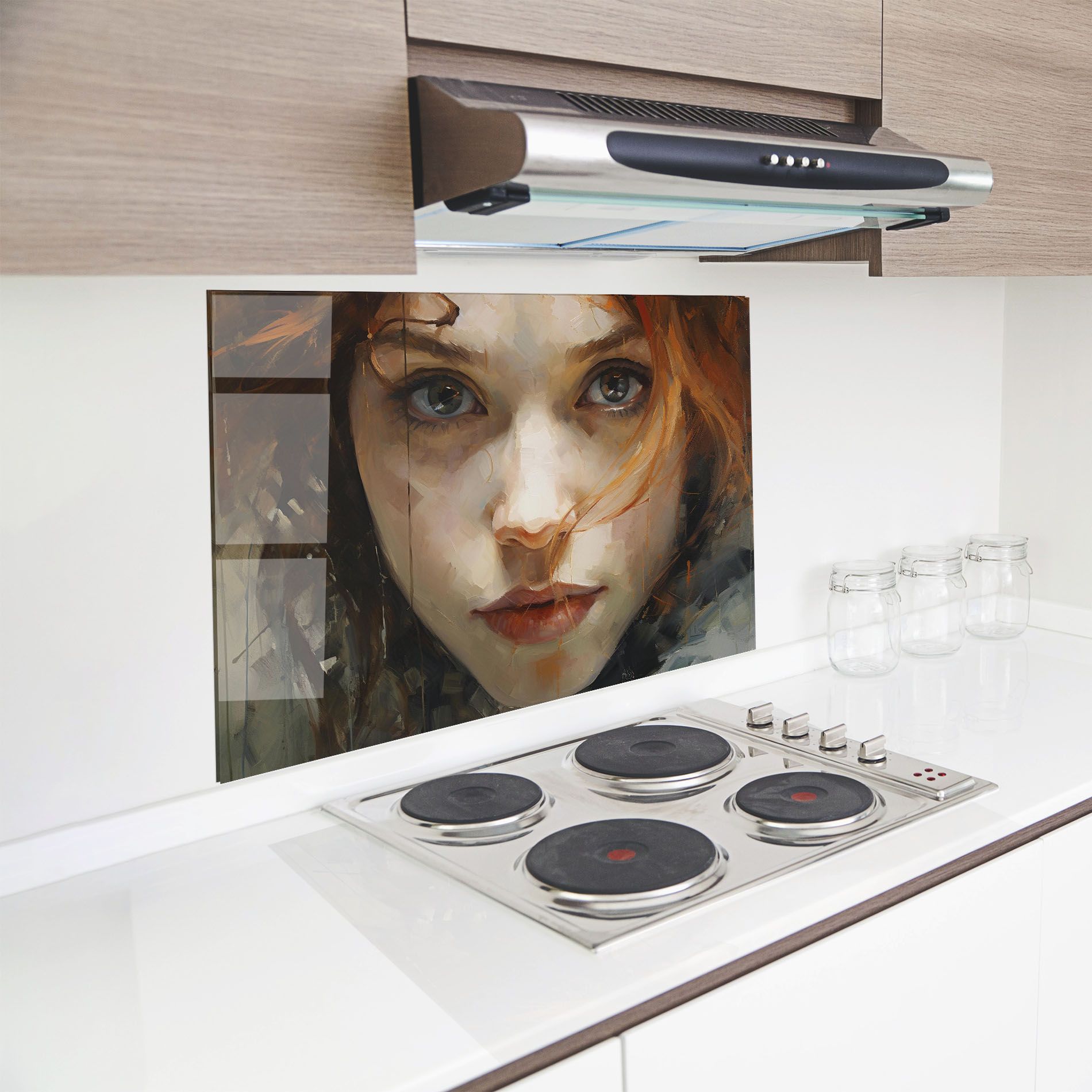 Portrait Oil Painting mockup 8