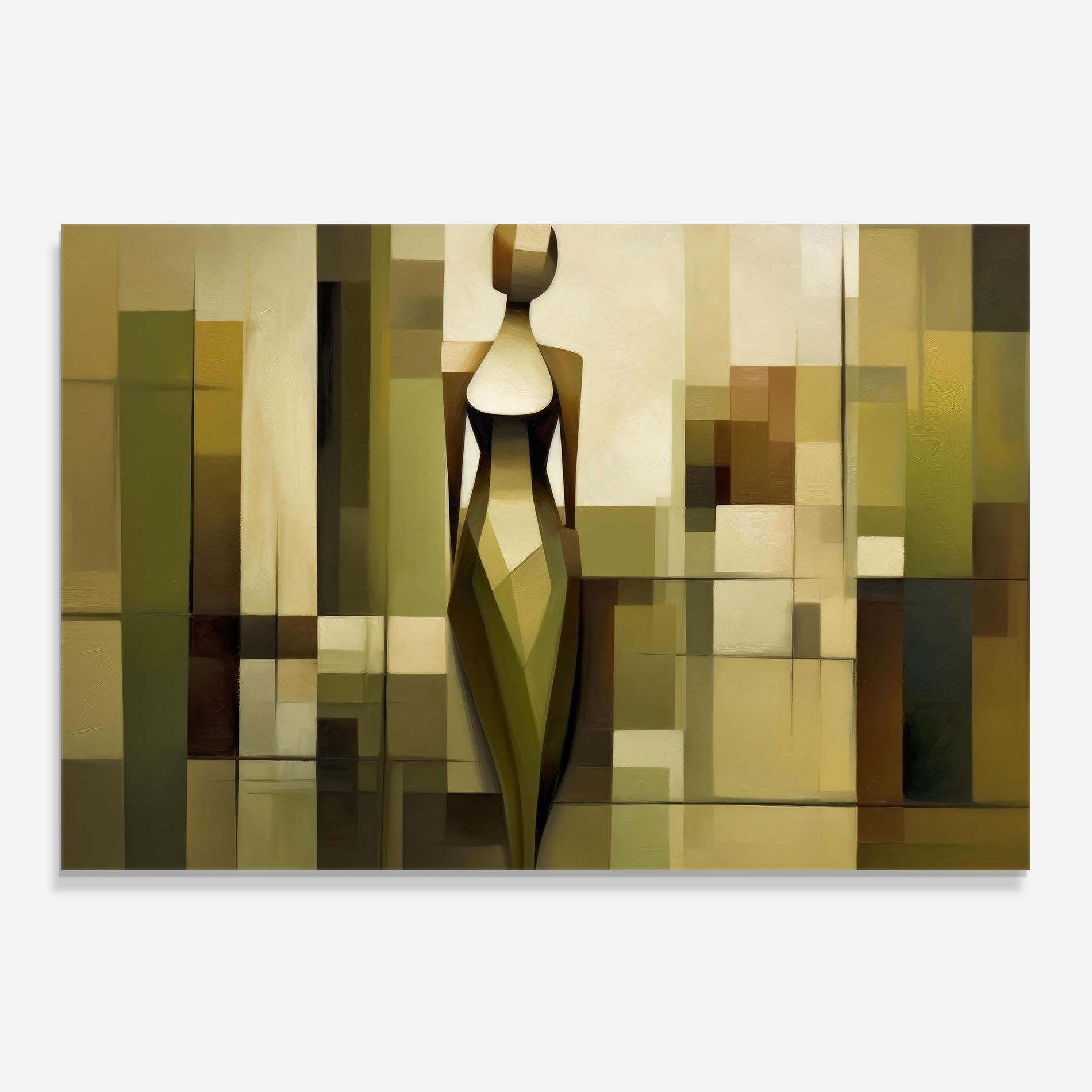 Olive Green Shilouete mockup 0