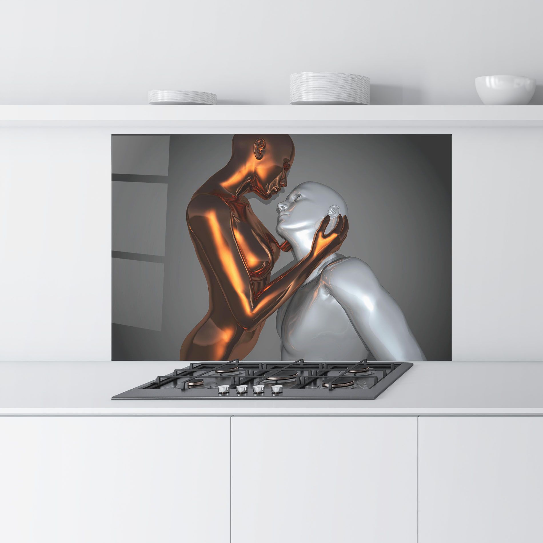 Gold Silver Couple mockup 9