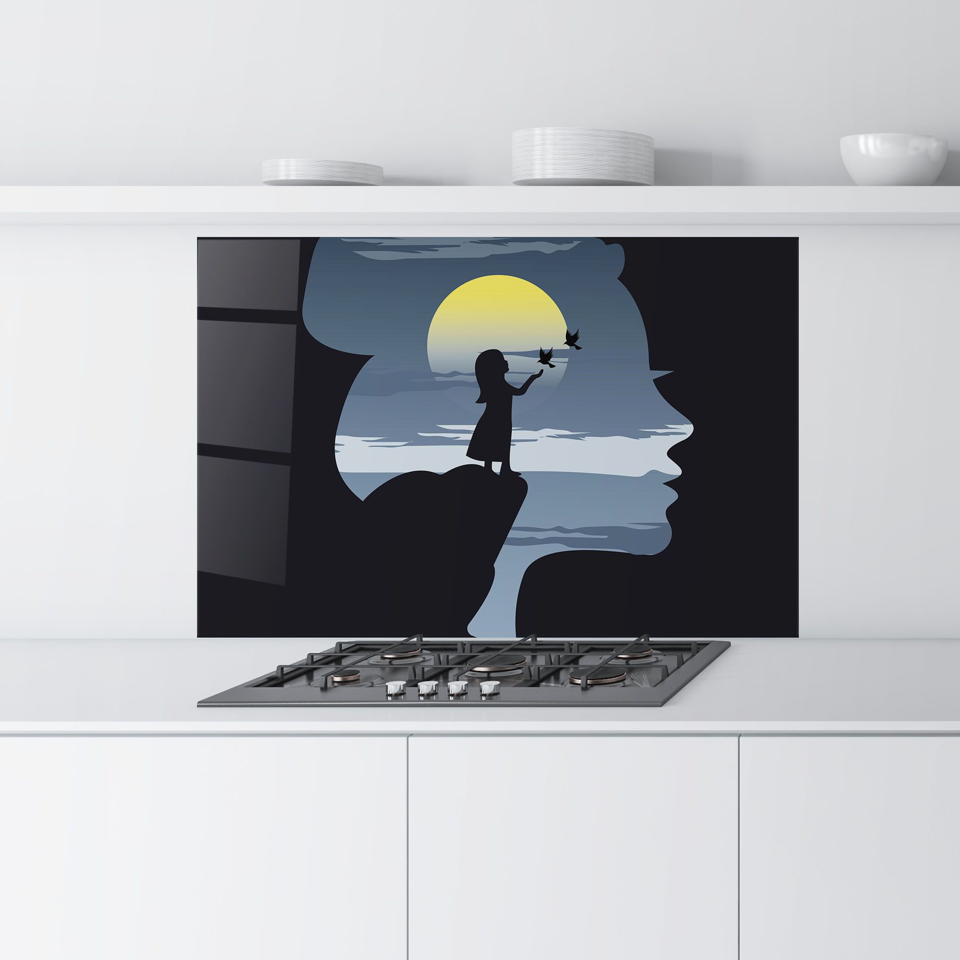 Little Girl Birds mockup 9