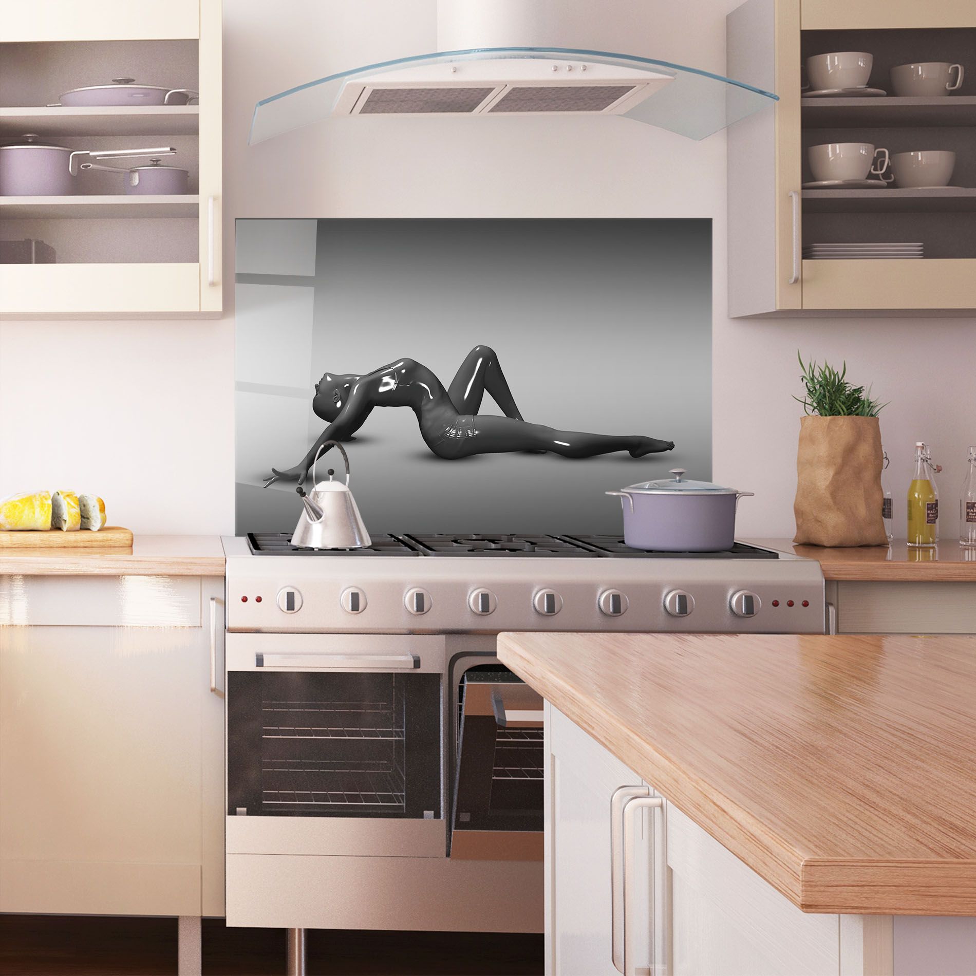 3d Black Female mockup 1