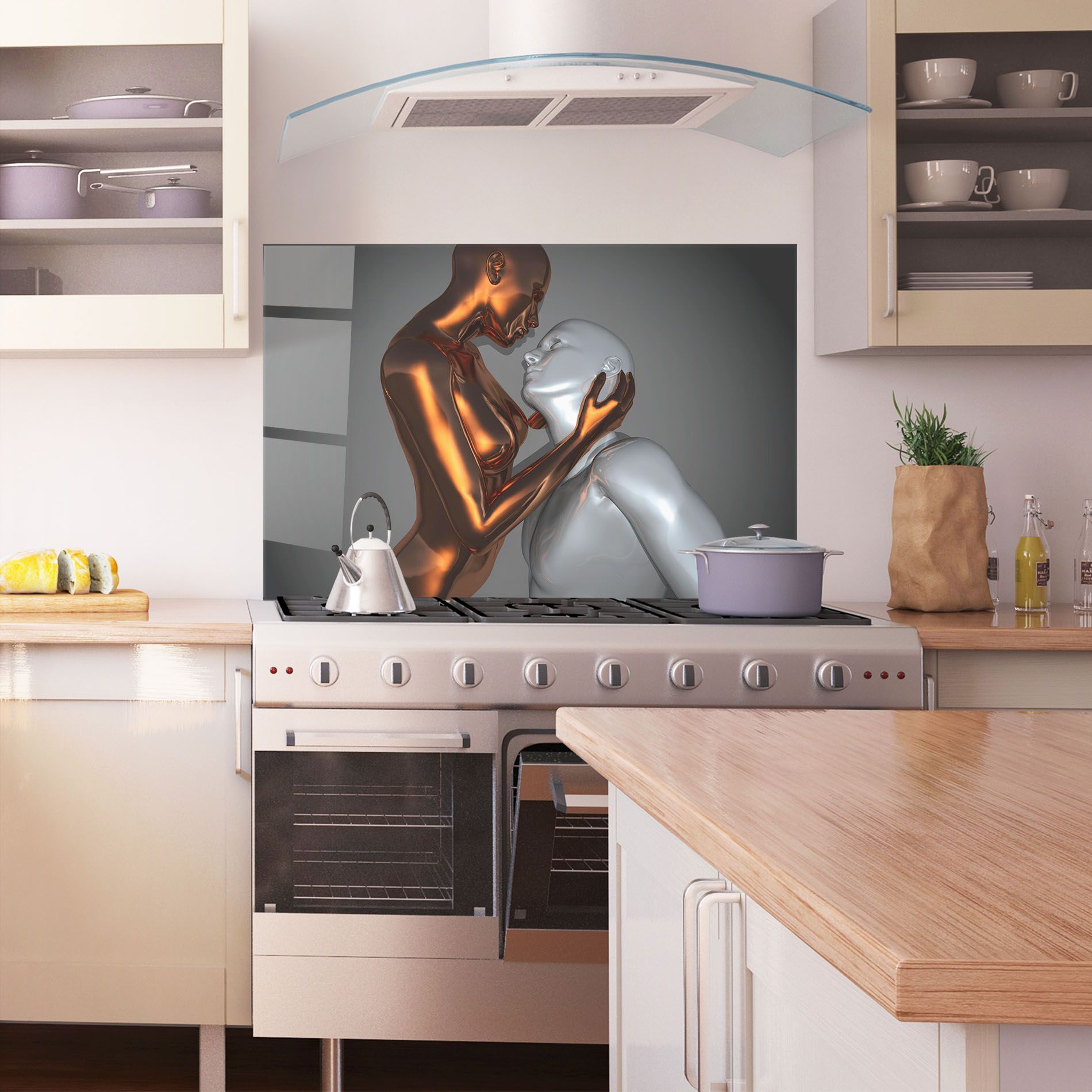 Gold Silver Couple mockup 1