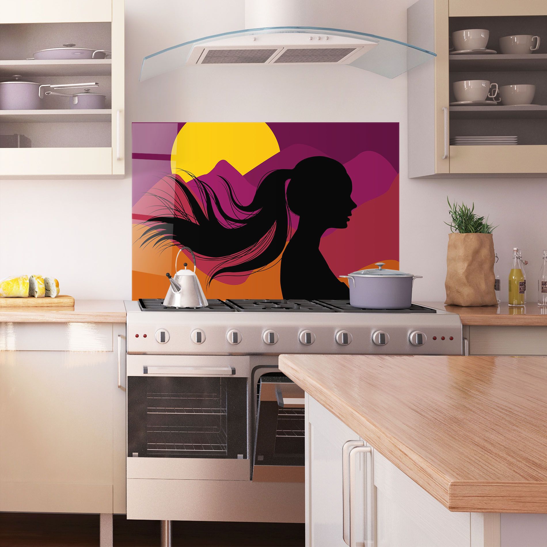 Long Hair Silhouette mockup 1