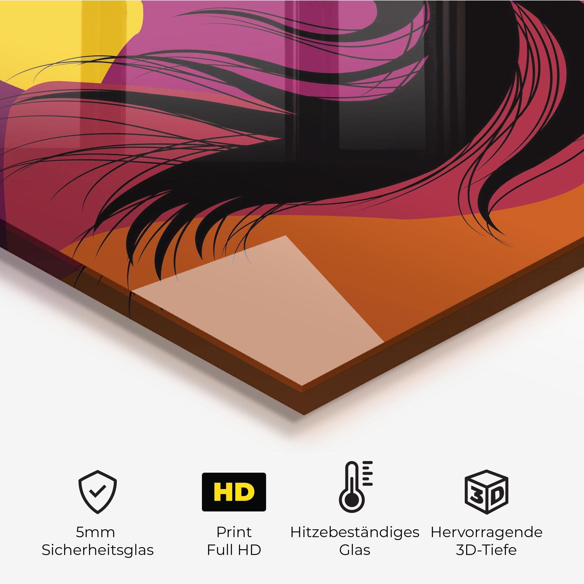 Long Hair Silhouette mockup 2