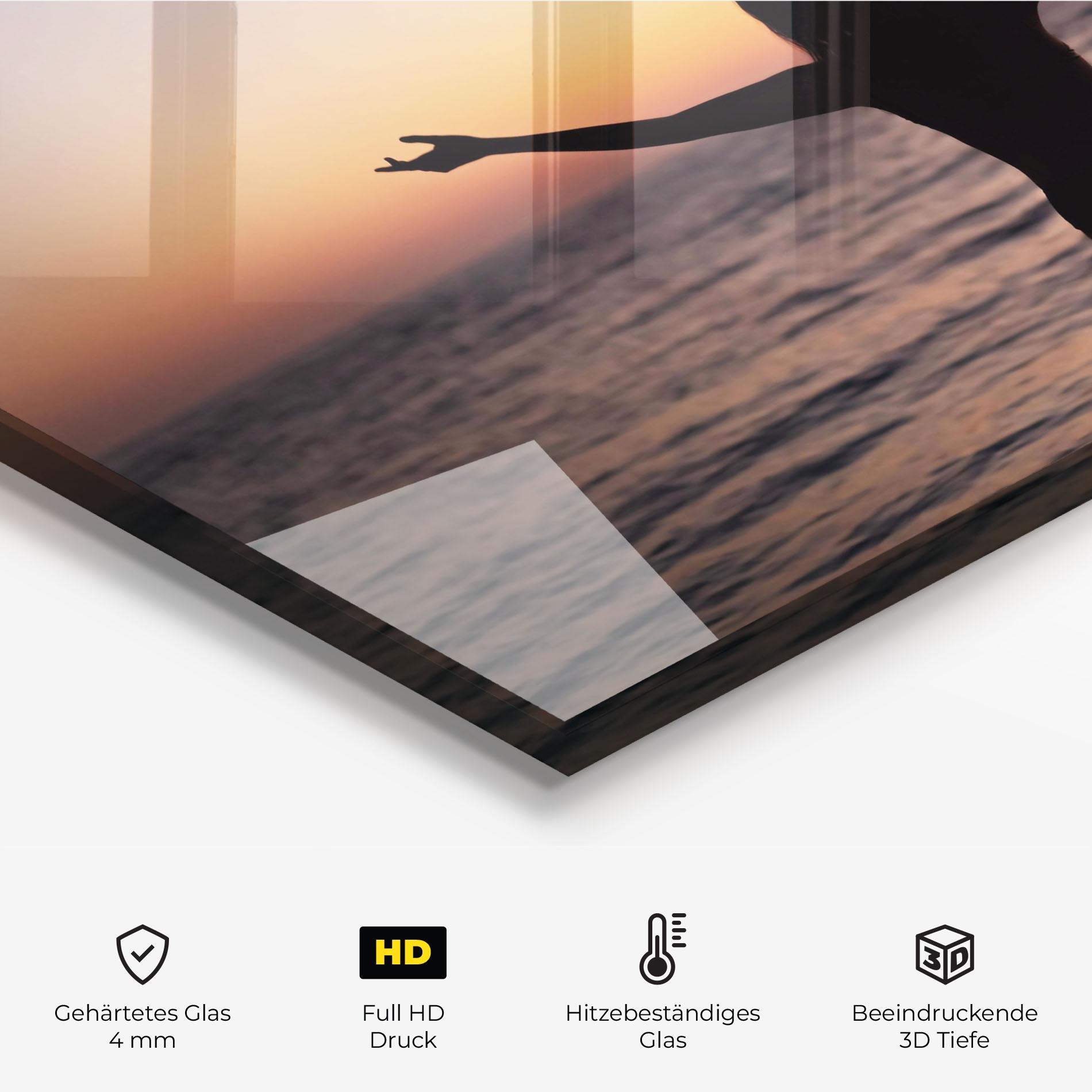 Küchenrückwand Glas Feeling Freedom mockup 2