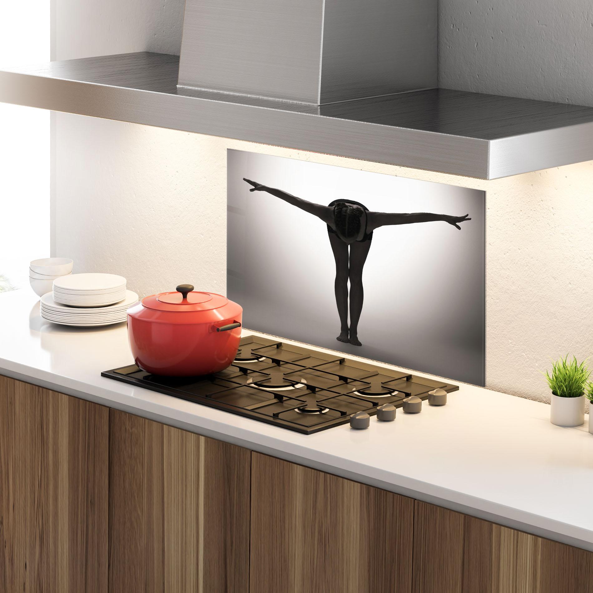 Küchenrückwand Glas Hands Apart mockup 4