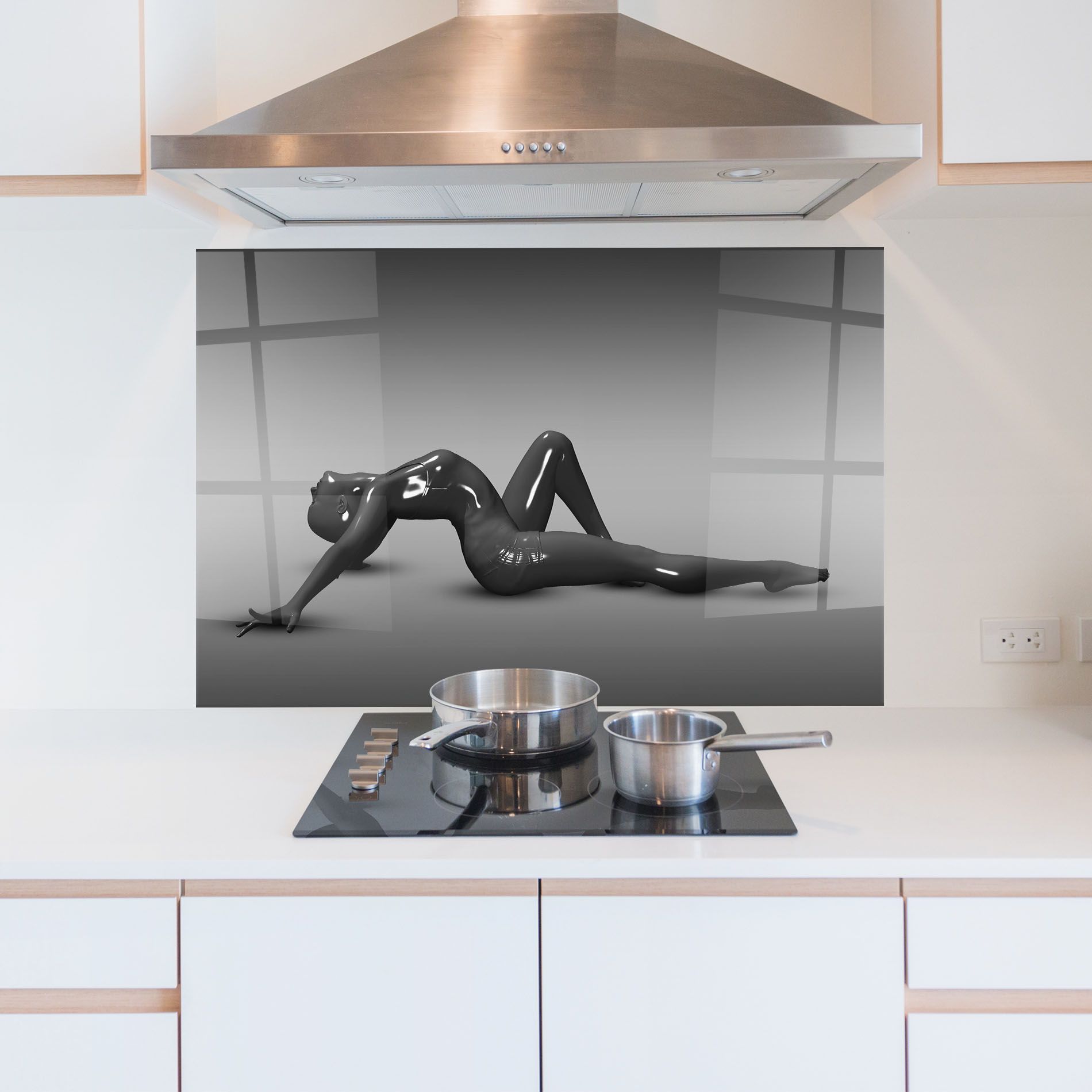 3d Black Female mockup 5