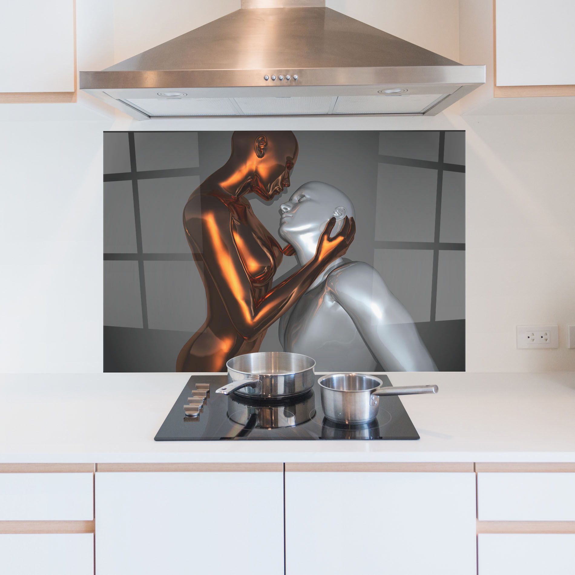 Gold Silver Couple mockup 5