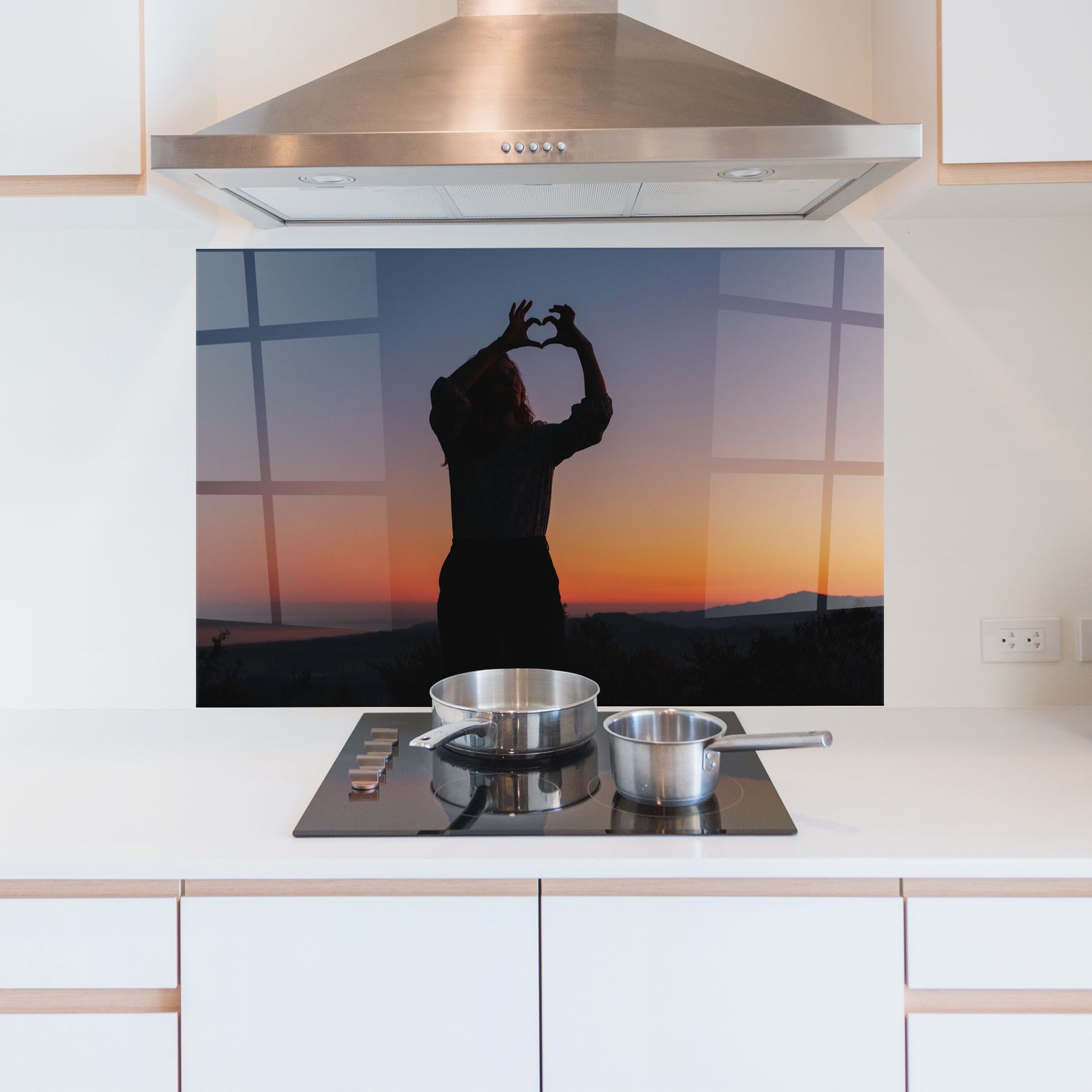 Sunset Heart Symbol mockup 5