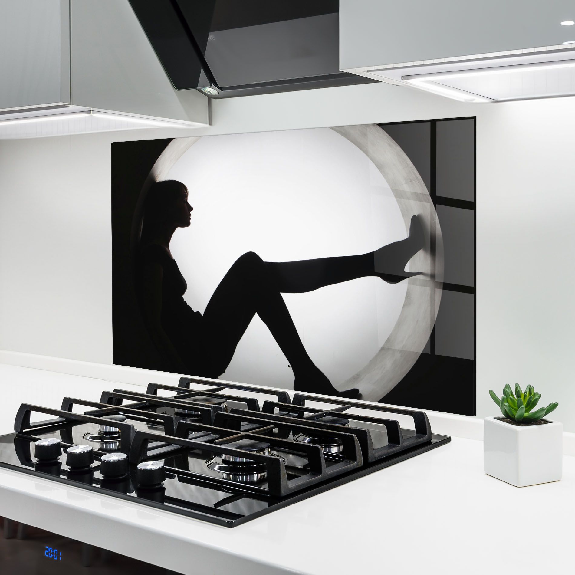 Stylish Woman Silhouette mockup 6