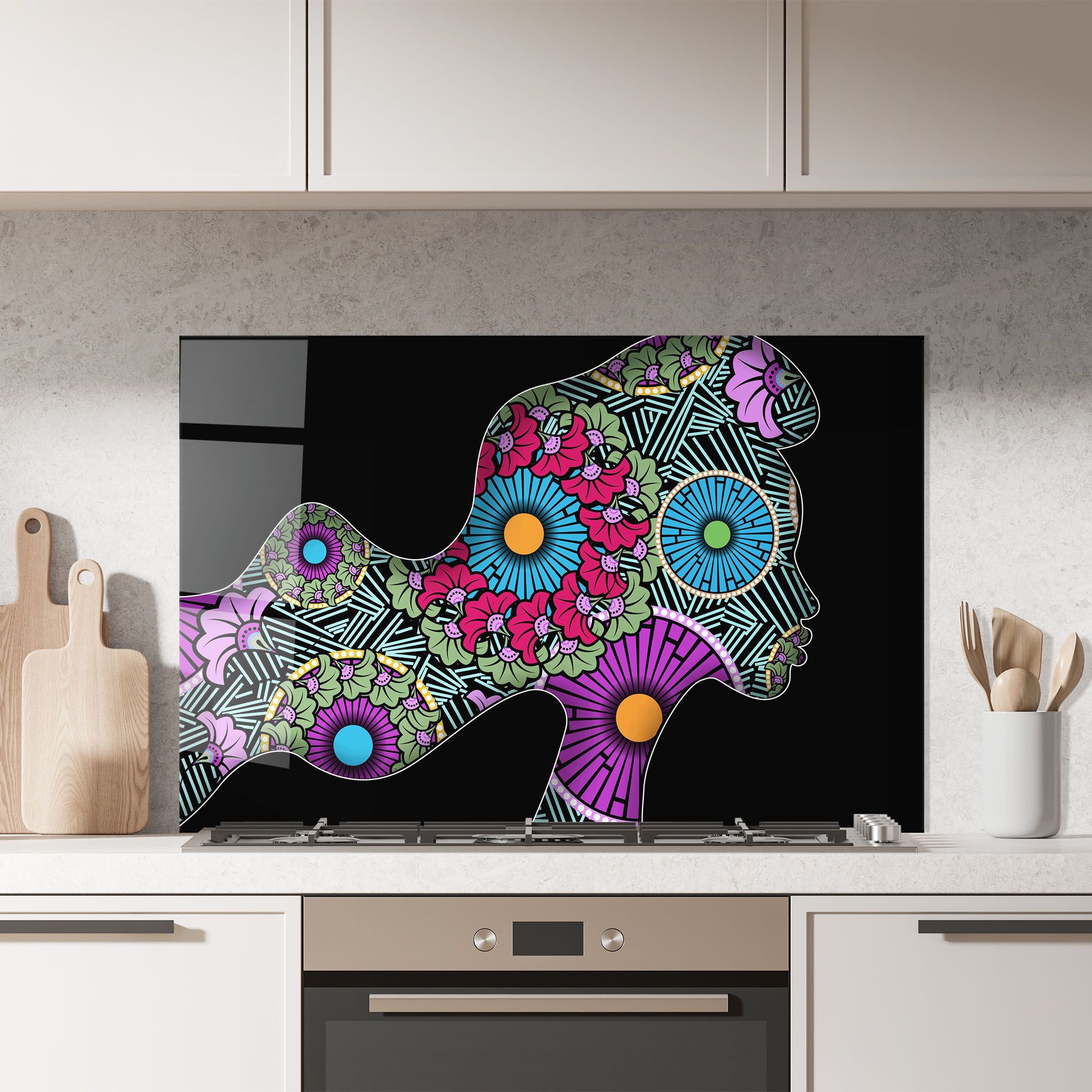 Colorful Shilouette mockup 7