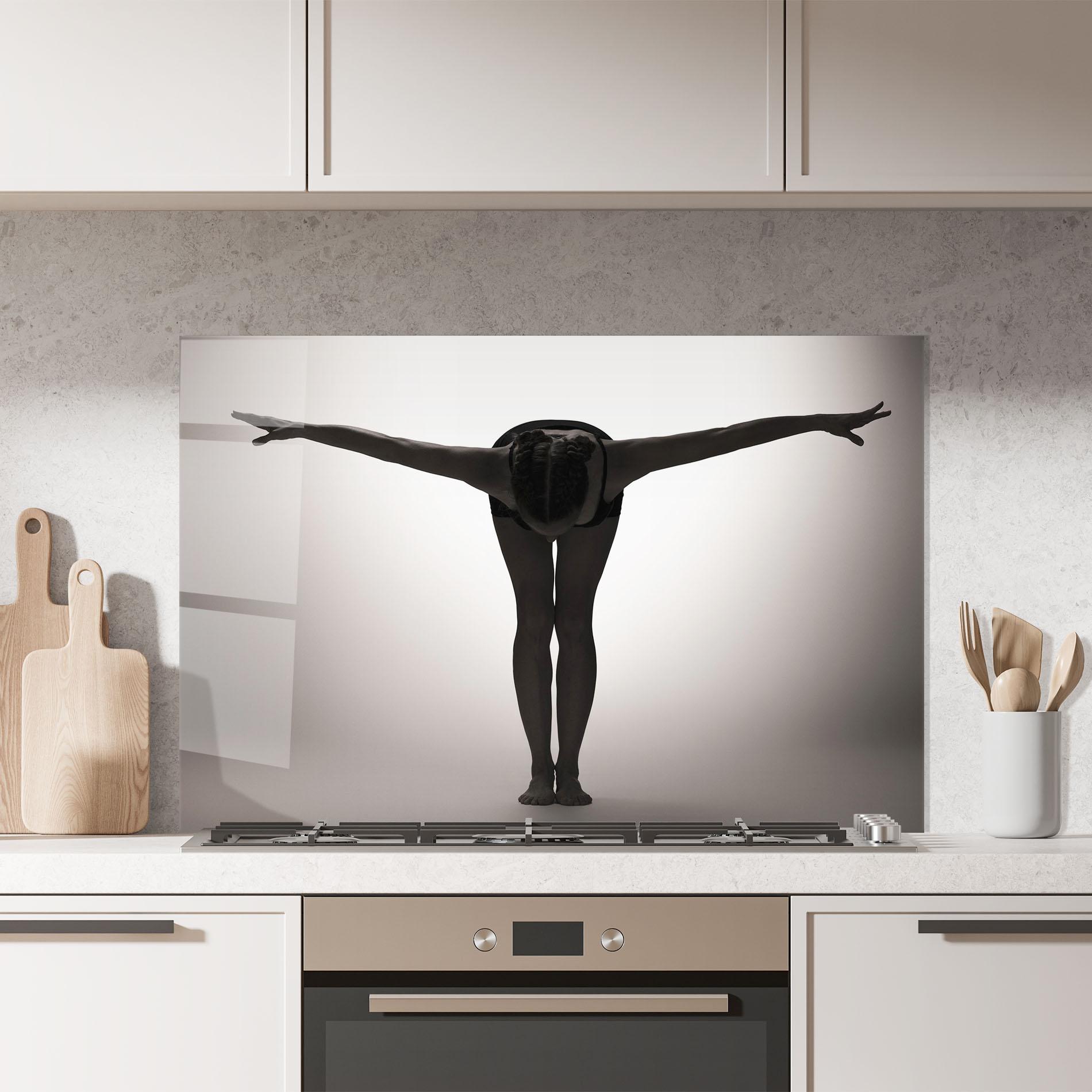 Küchenrückwand Glas Hands Apart mockup 7