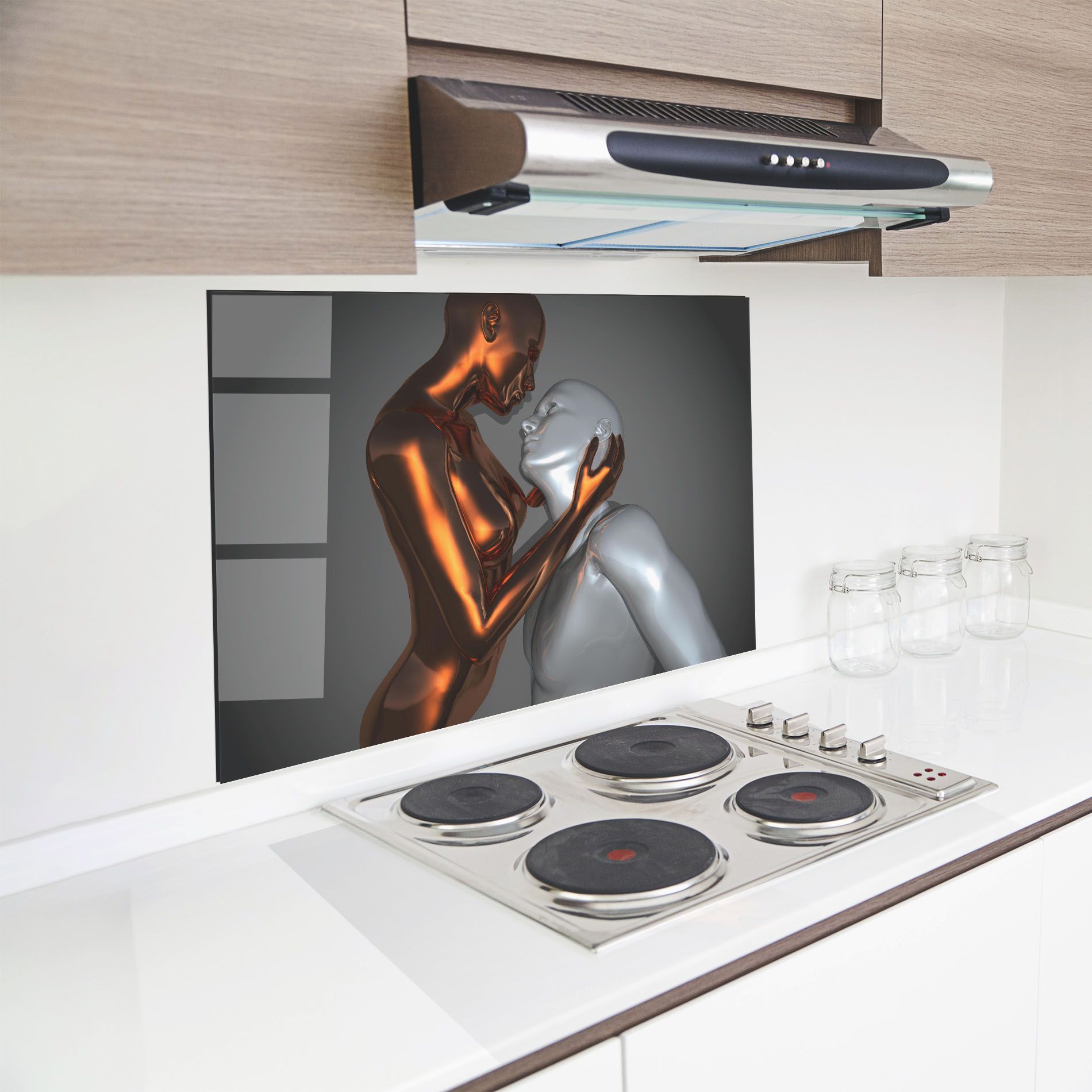 Gold Silver Couple mockup 8