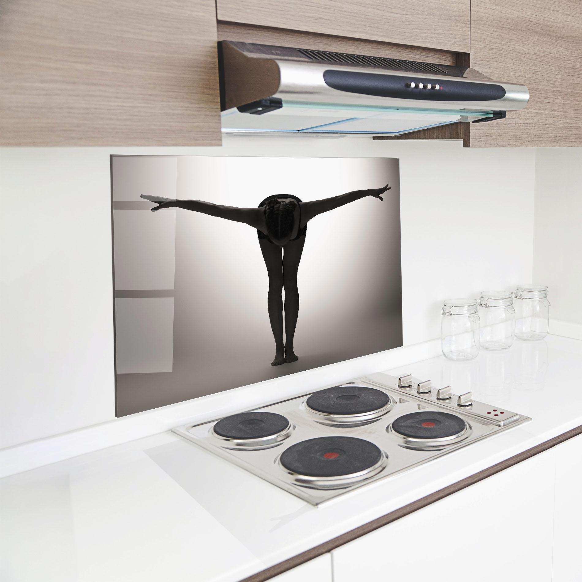 Küchenrückwand Glas Hands Apart mockup 8