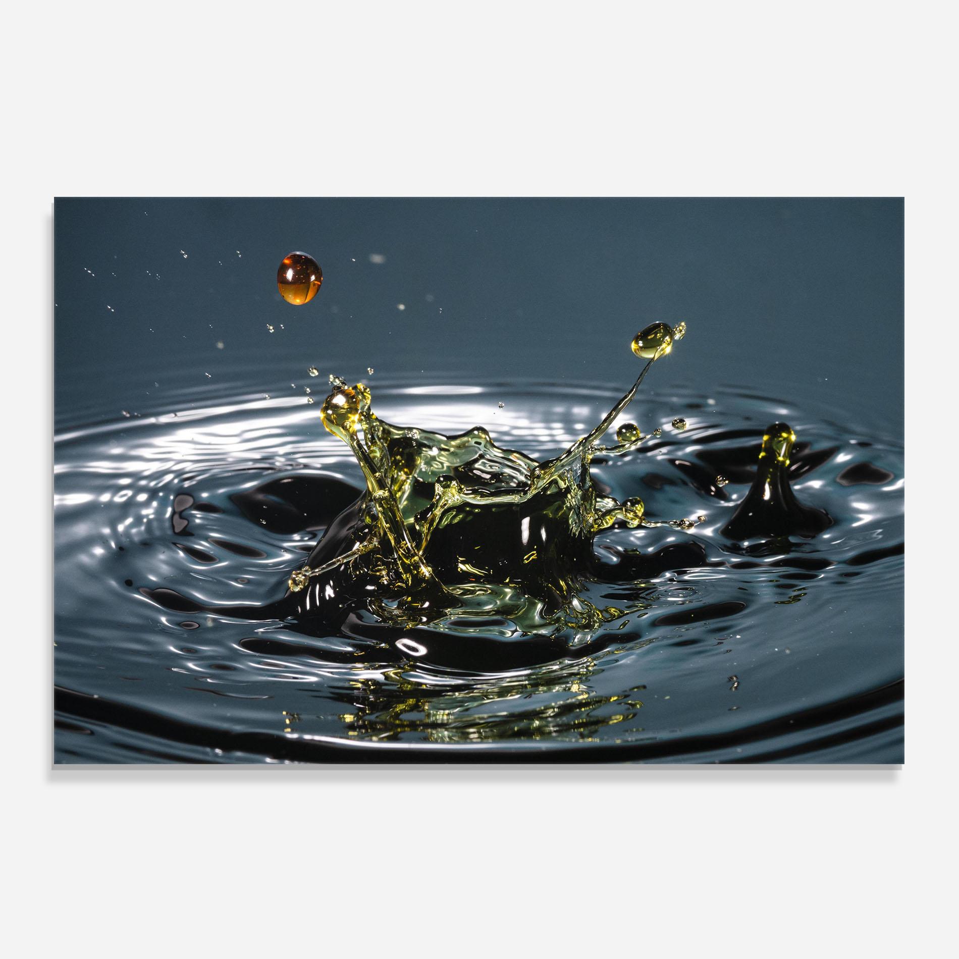 Küchenrückwand Glas Beautiful Life Water mockup 0