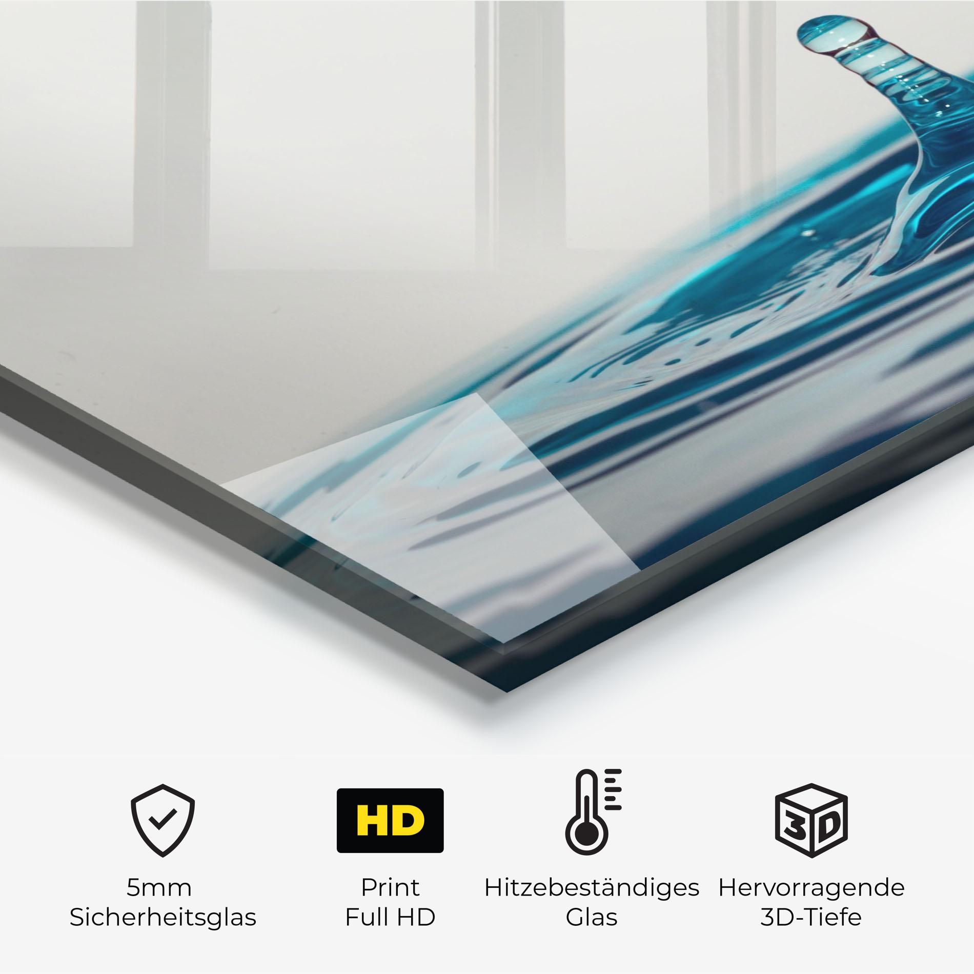 Blue Water Drop mockup 2