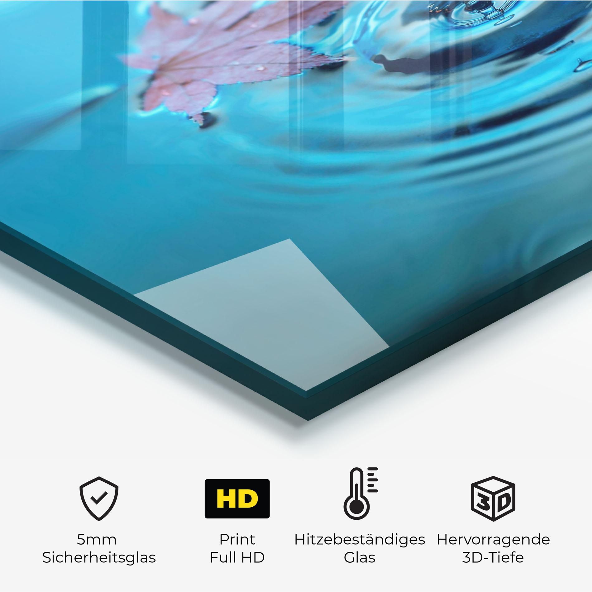 Red Leaf Floating mockup 2