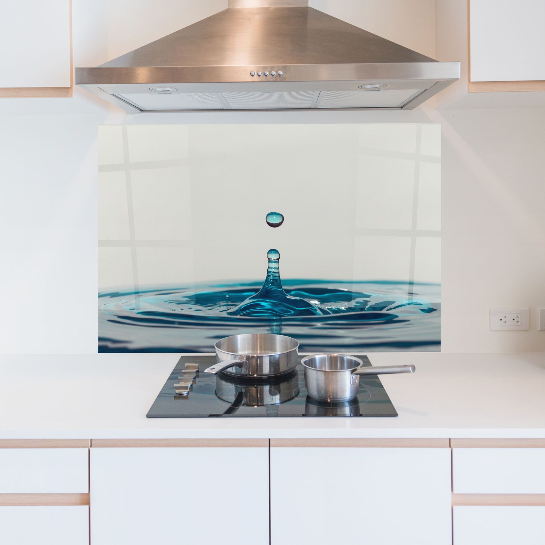 Blue Water Drop mockup 5