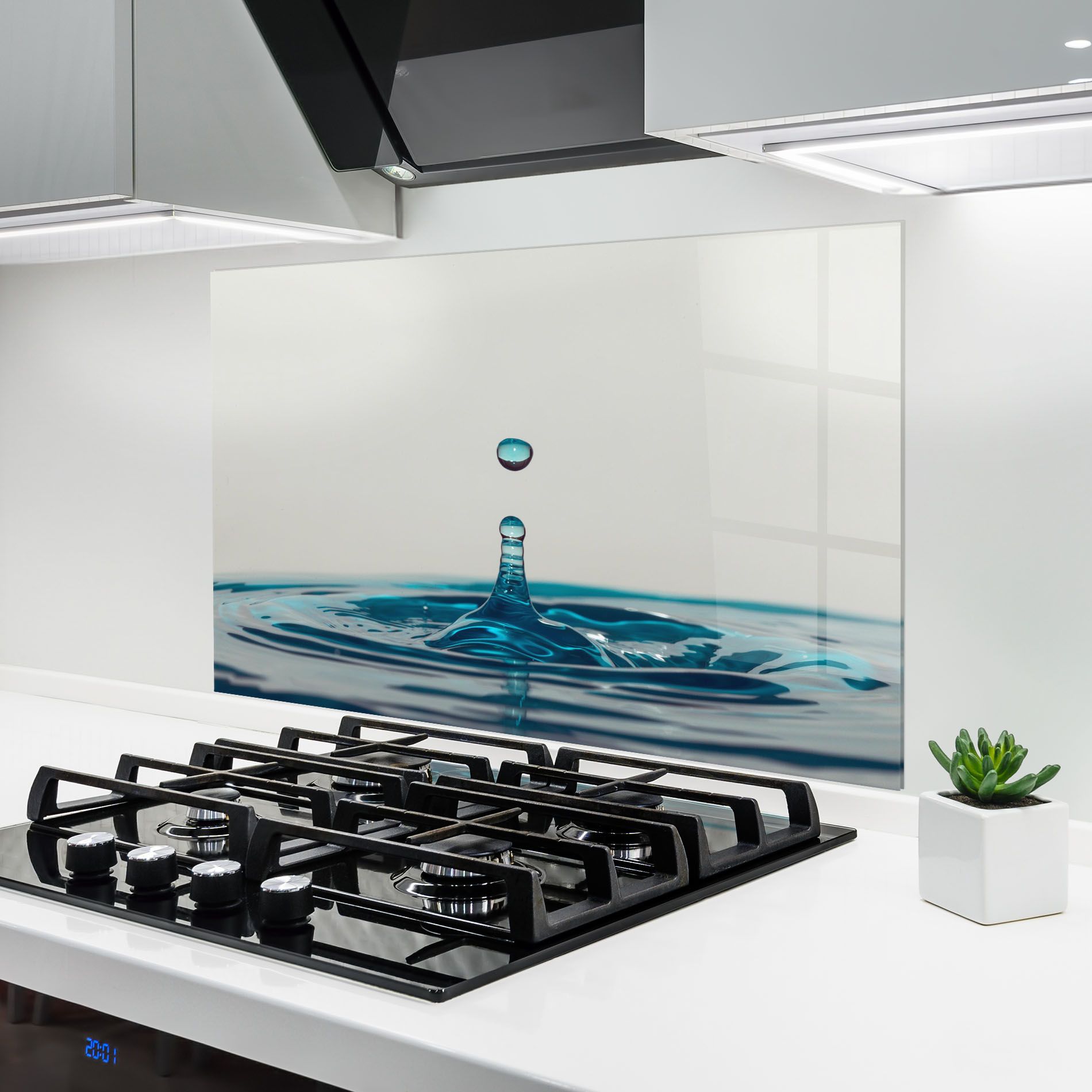 Blue Water Drop mockup 6