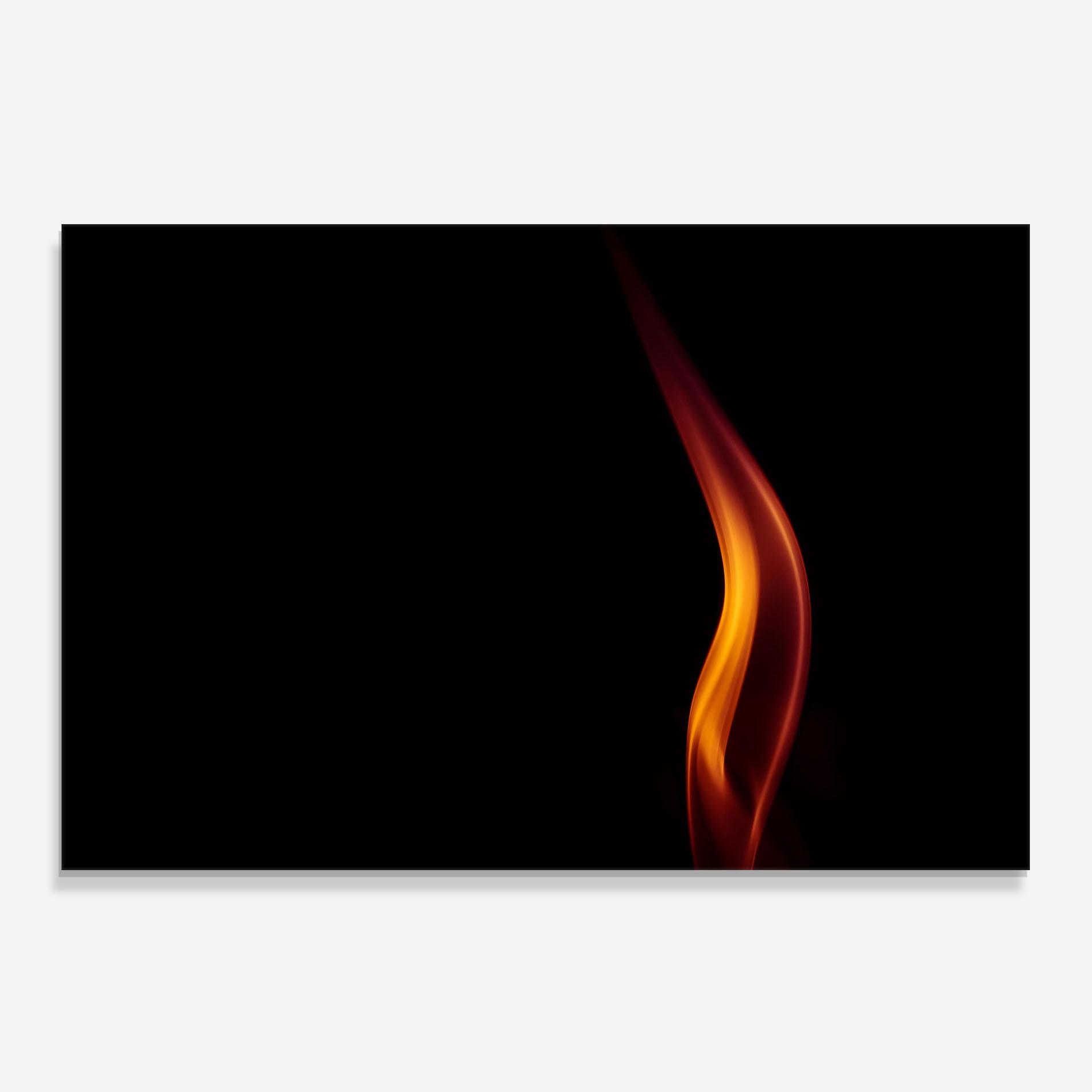 Küchenrückwand Glas Flame Relax mockup 0
