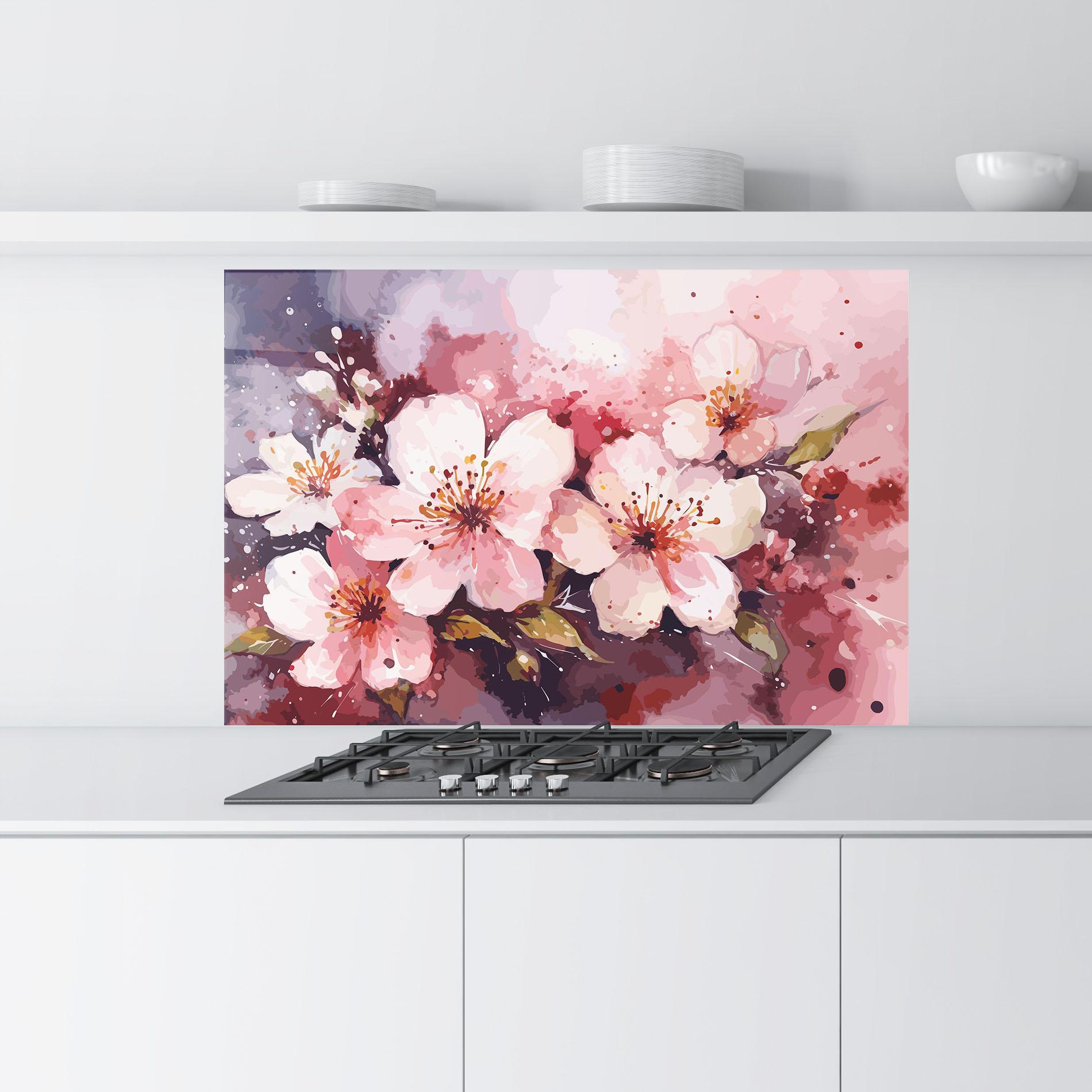 Küchenrückwand Glas Beautiful Nature Art mockup 9