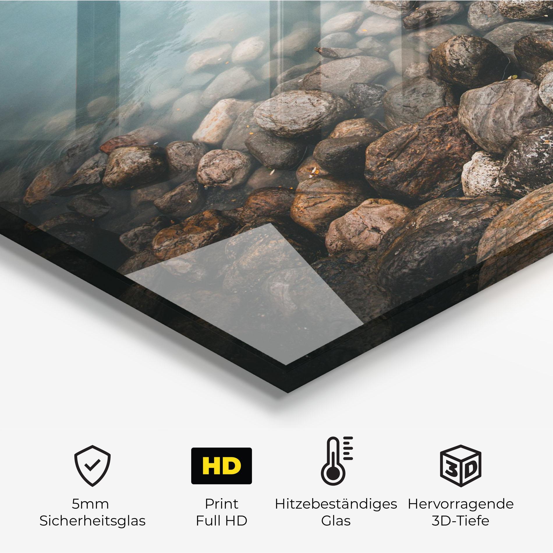 Küchenrückwand Glas Canada Stones mockup 2