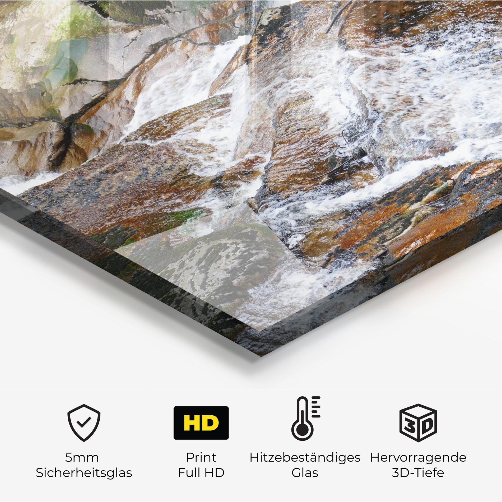 Küchenrückwand Glas Forest Peace mockup 2