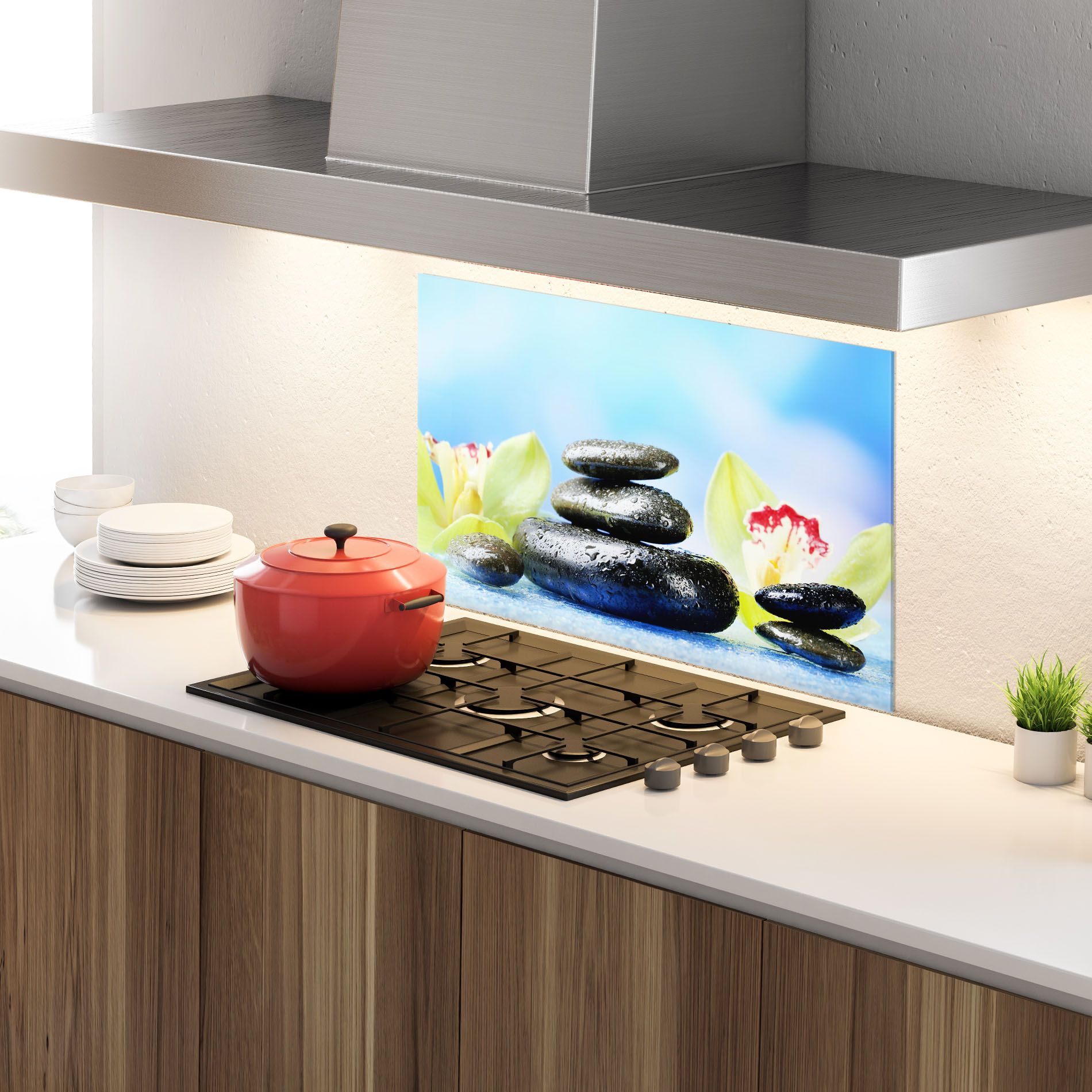 Blooming Orchid Stone mockup 4