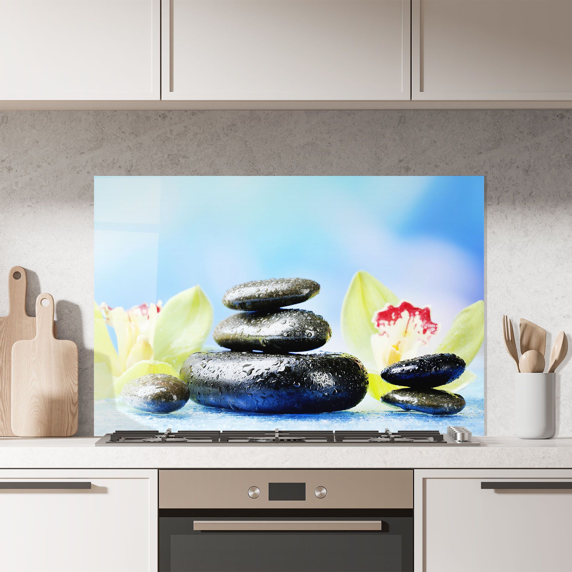 Blooming Orchid Stone mockup 7