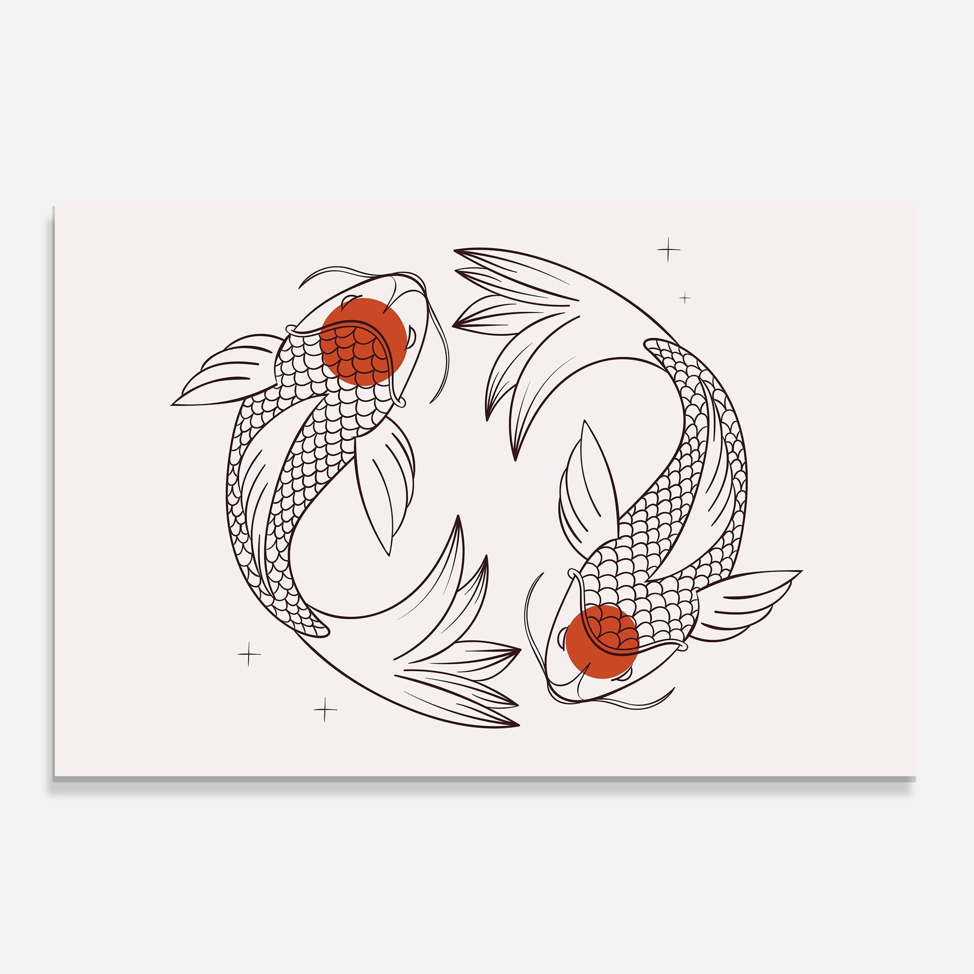 Koi Yinyang Art mockup 0