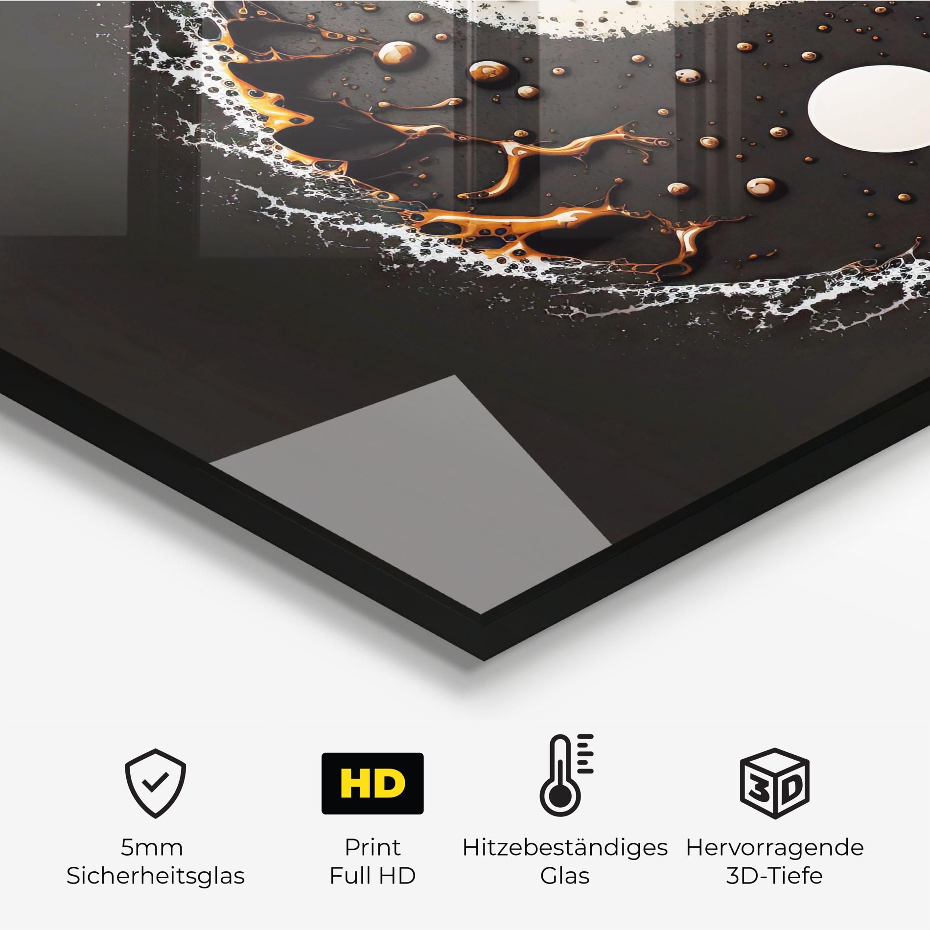 Brown Liquid Yinyang mockup 2