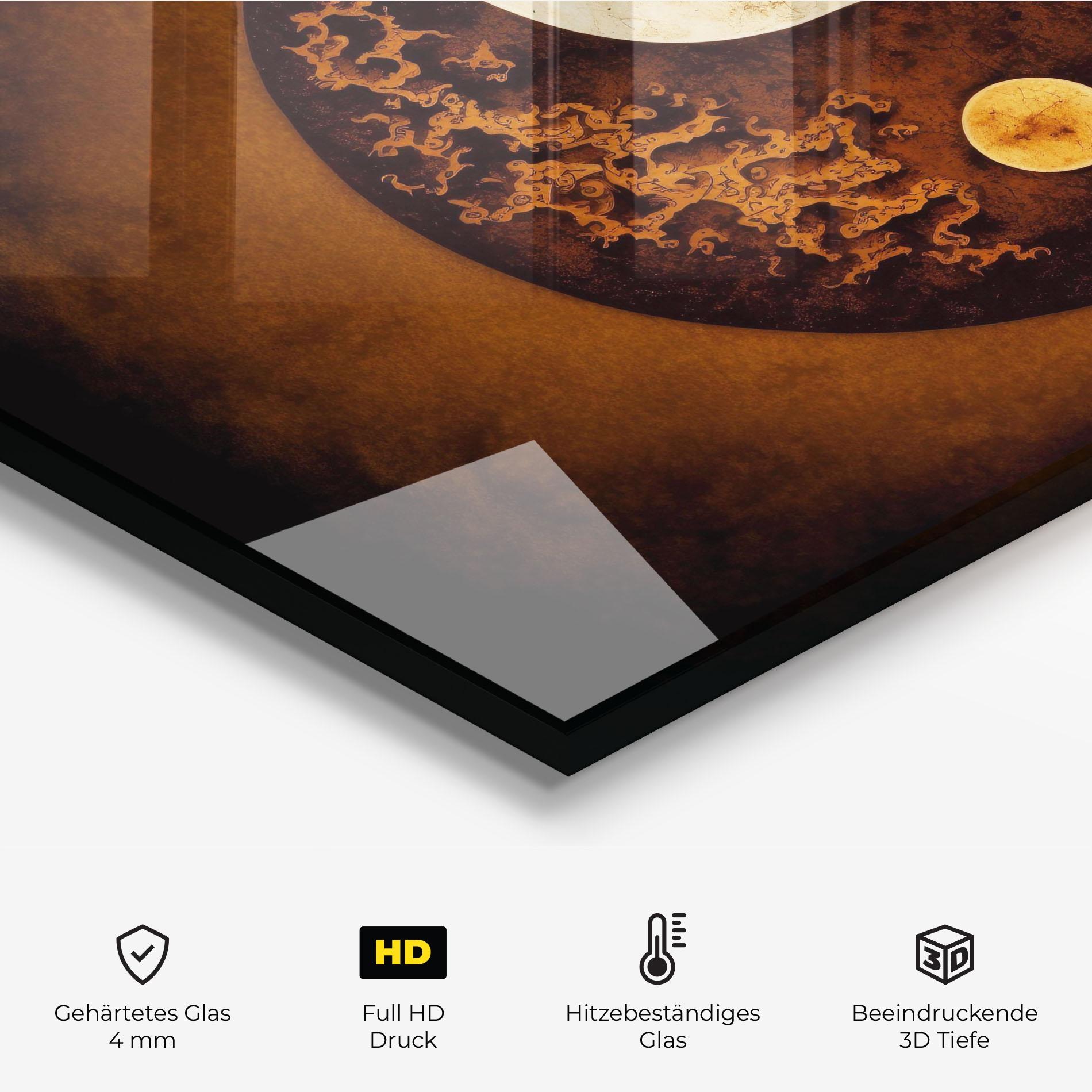 Küchenrückwand Glas Send Yinyang mockup 2