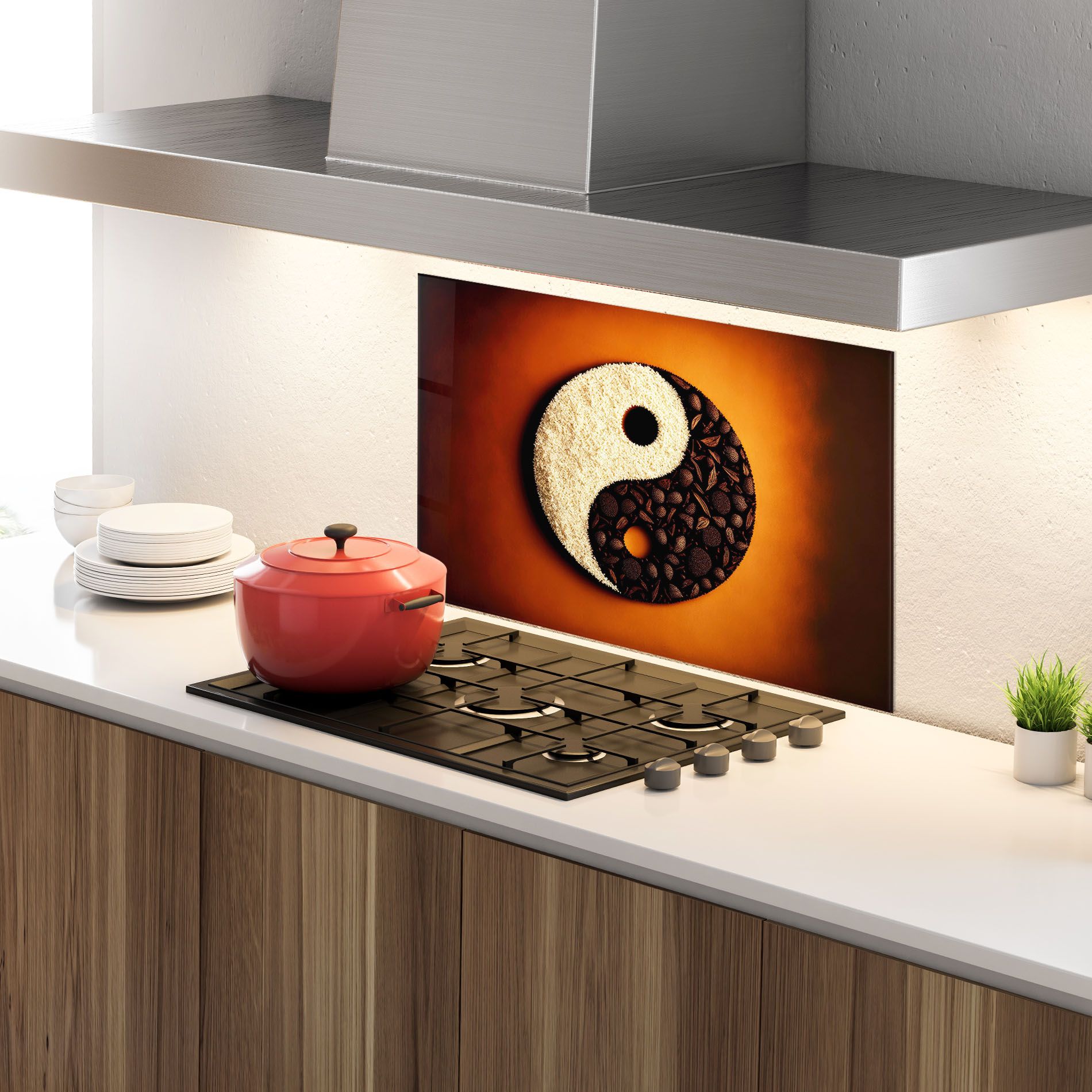 Coffee Yinyang mockup 4