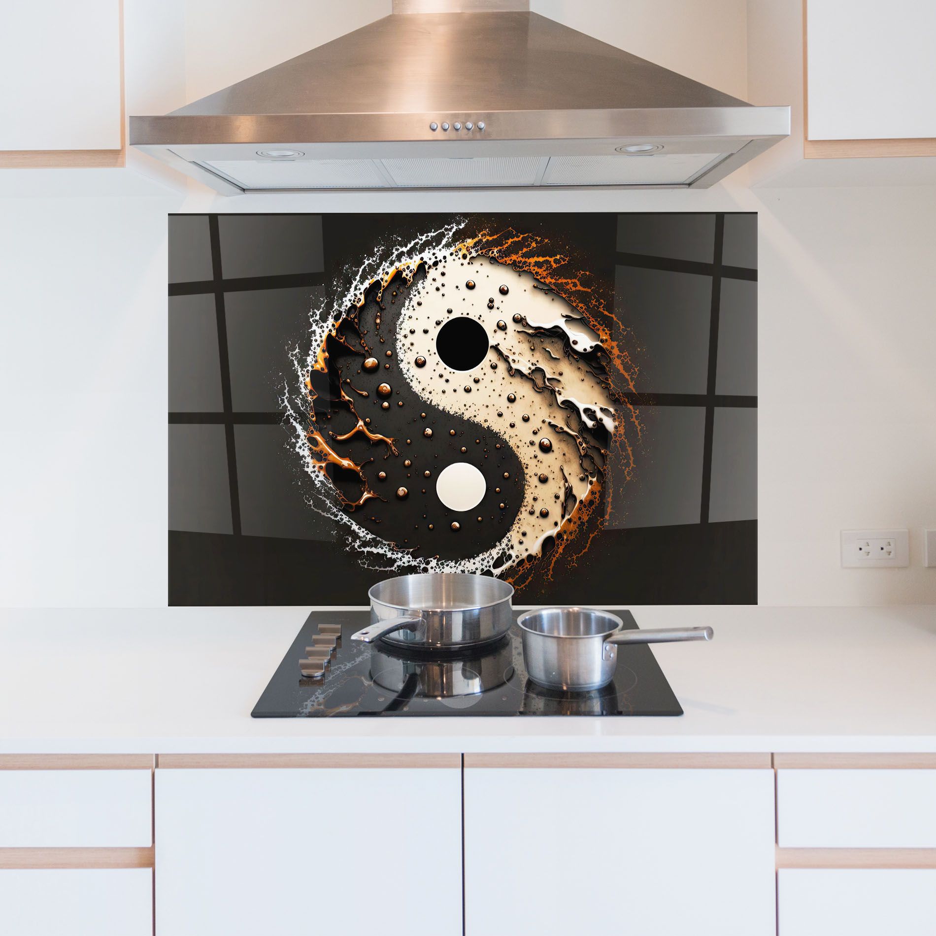 Brown Liquid Yinyang mockup 5