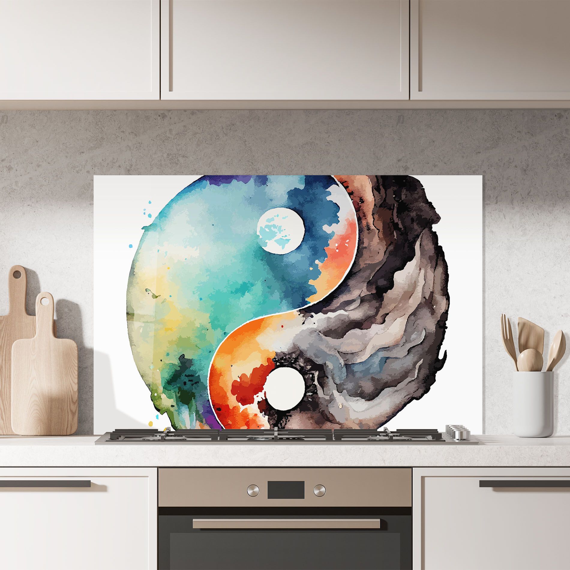 Earth Yinyang Art mockup 7