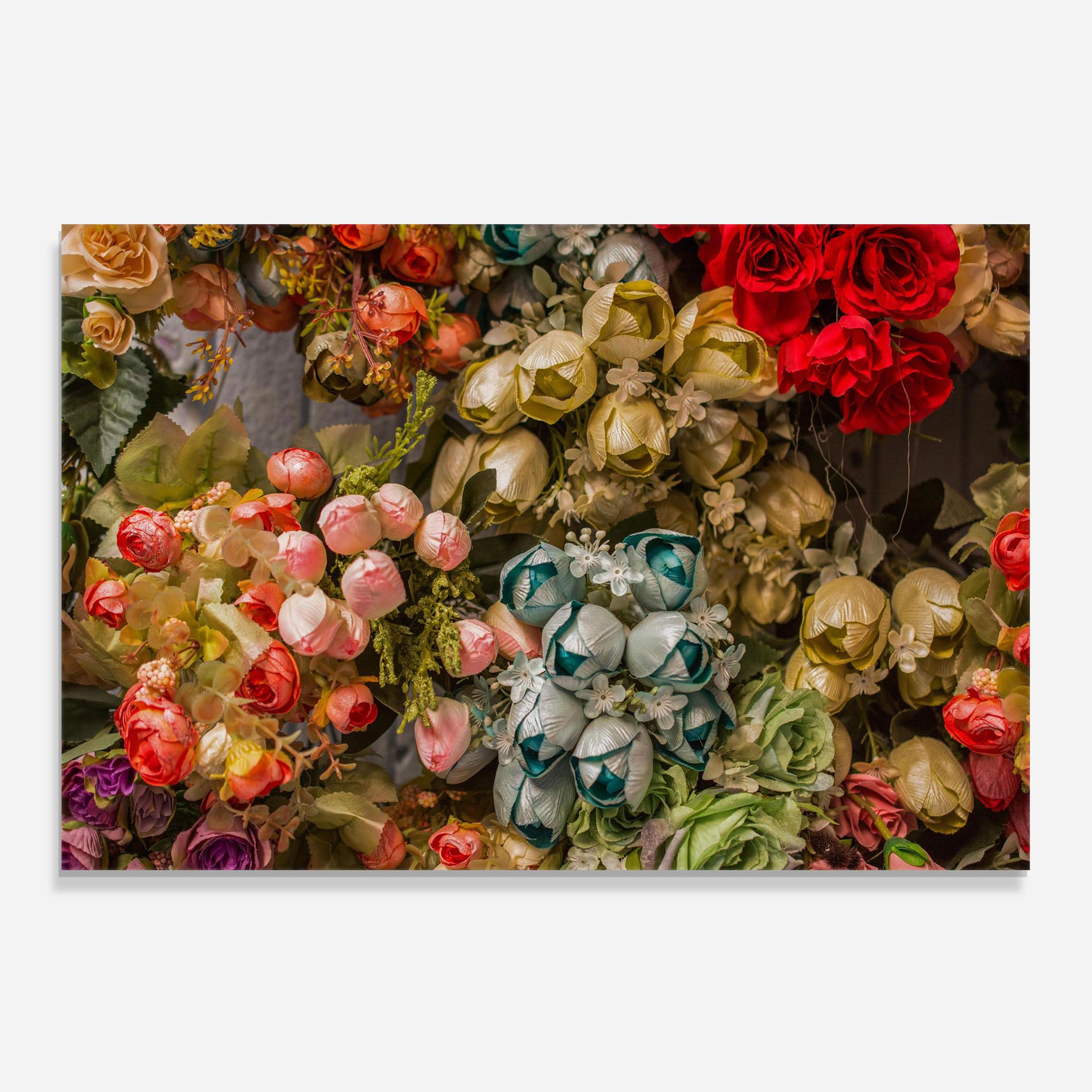Fake Flowers Wall mockup 0