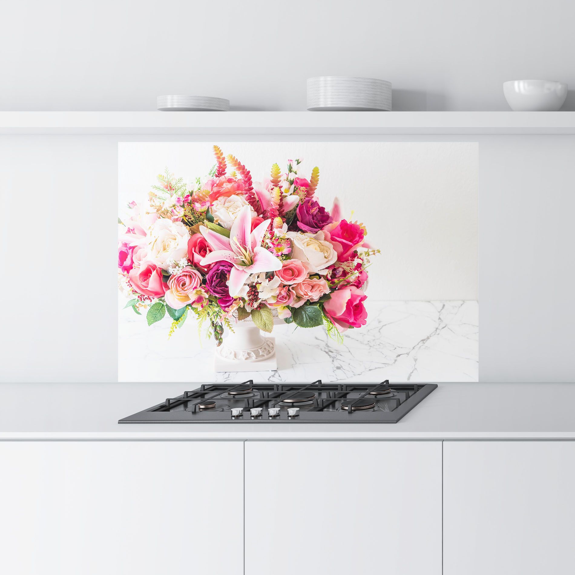 Bouquet Flowers Vase mockup 9