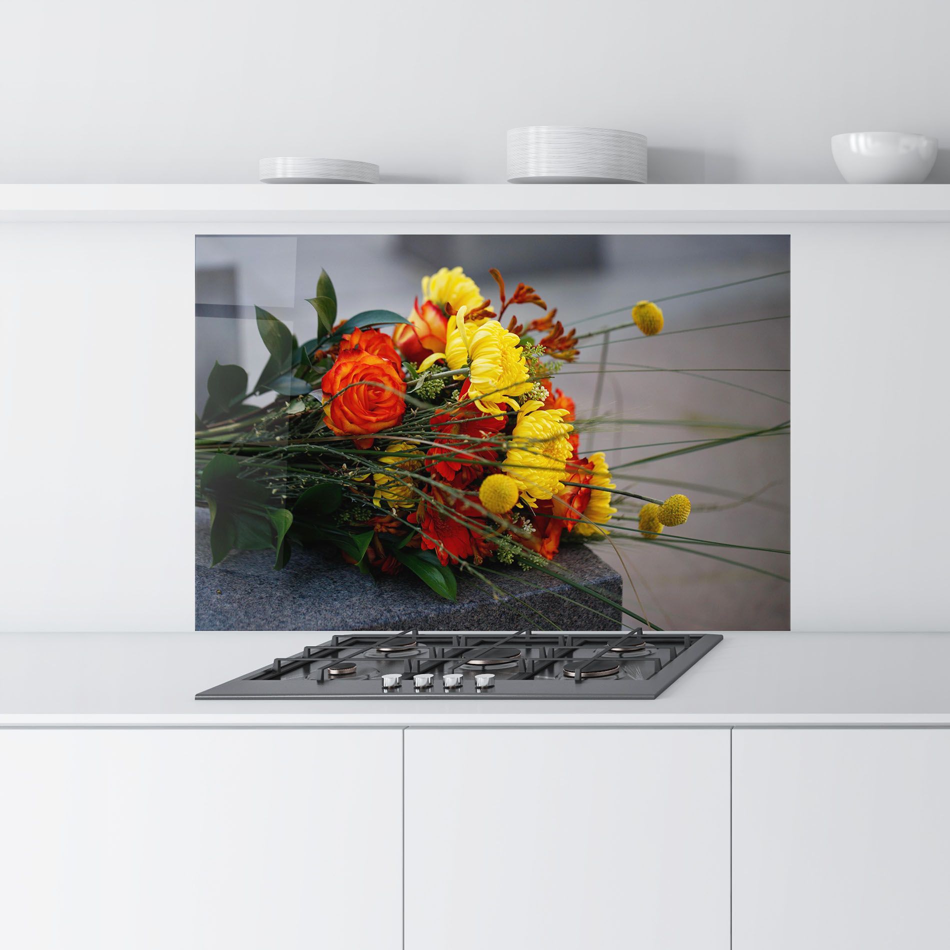 Strong Yellow Bouquet mockup 9