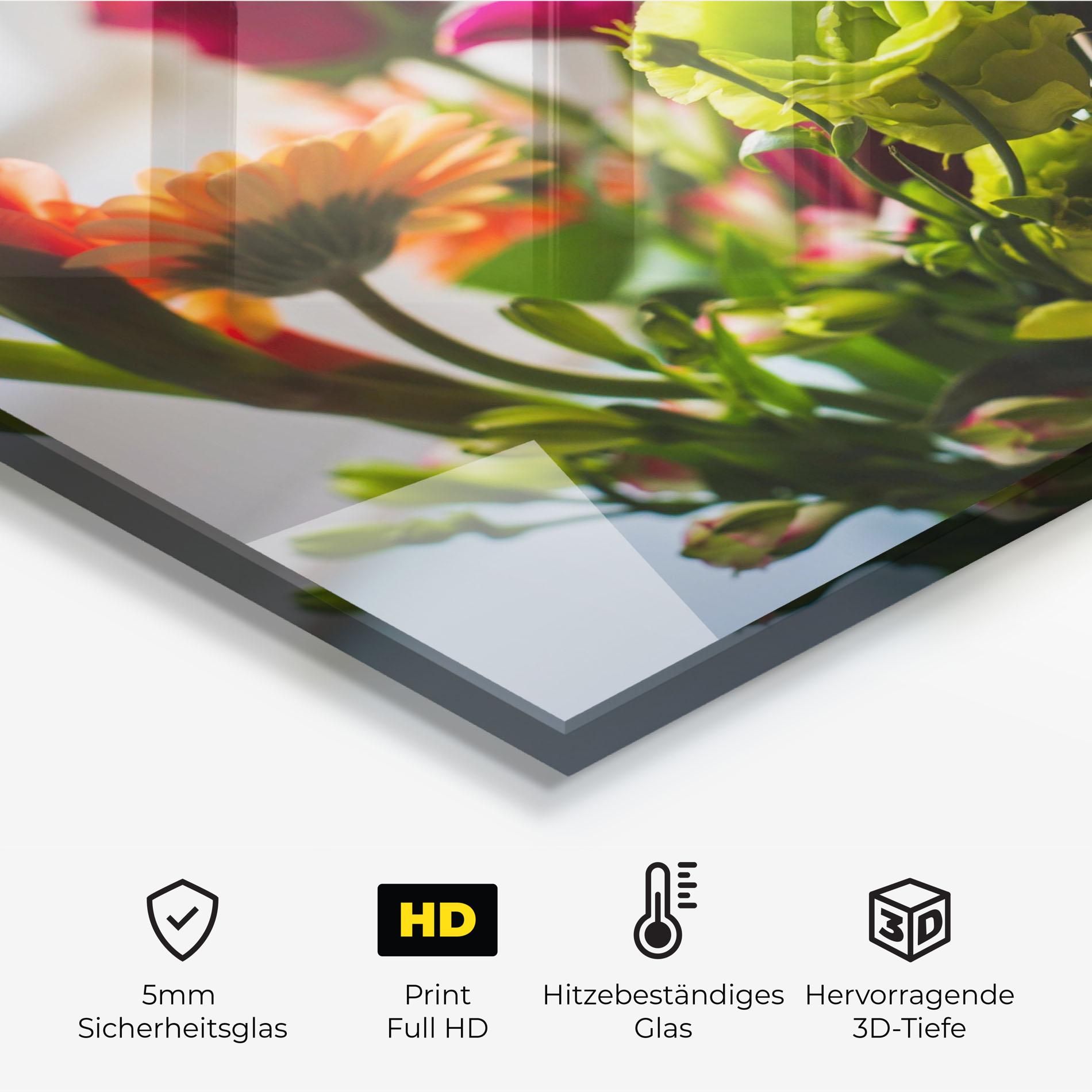 Green Flowers Bouquet mockup 2