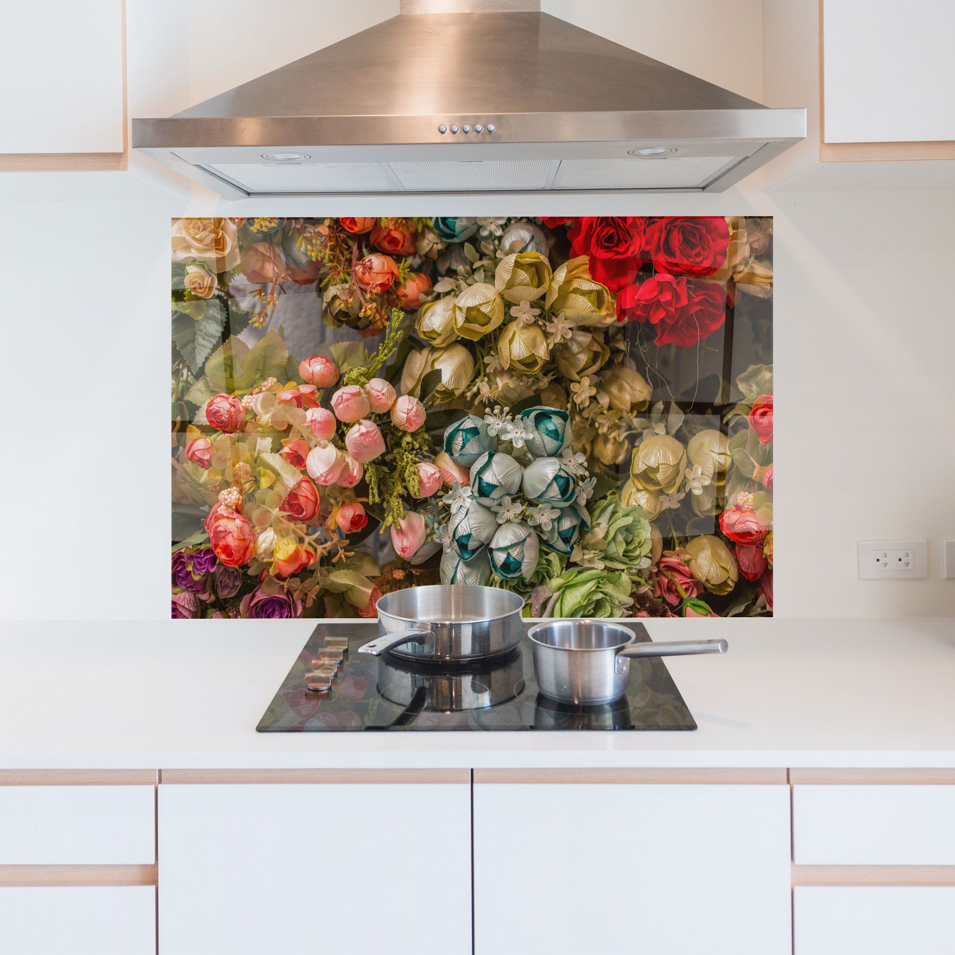 Fake Flowers Wall mockup 5