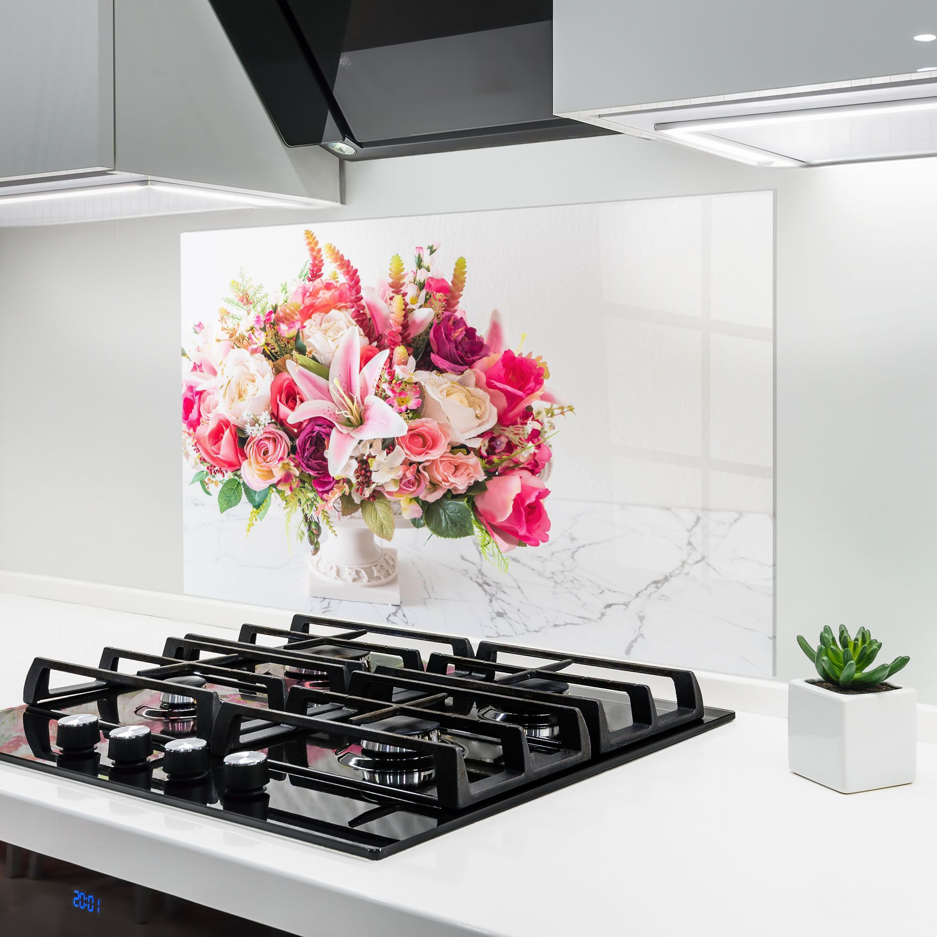 Bouquet Flowers Vase mockup 6