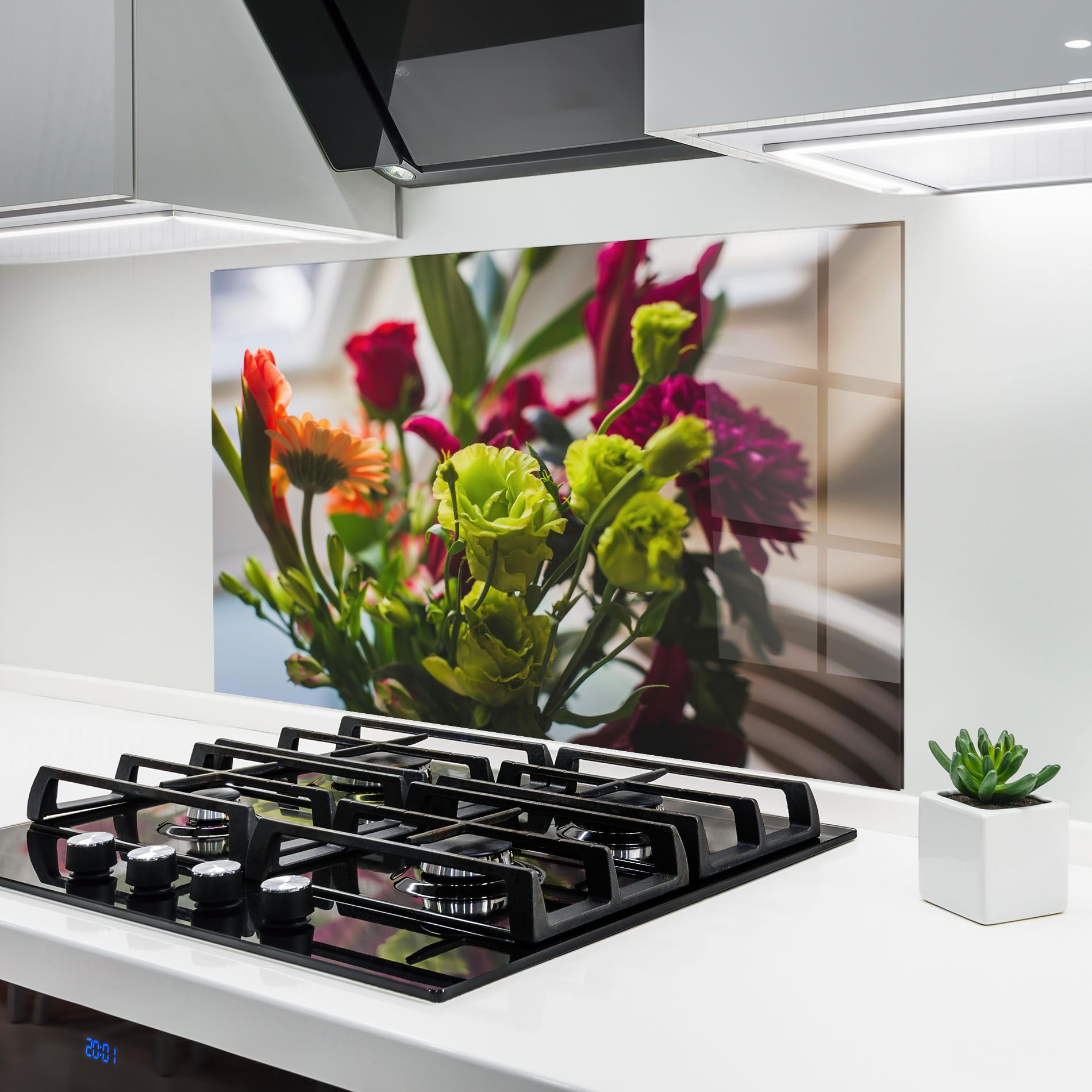 Green Flowers Bouquet mockup 6