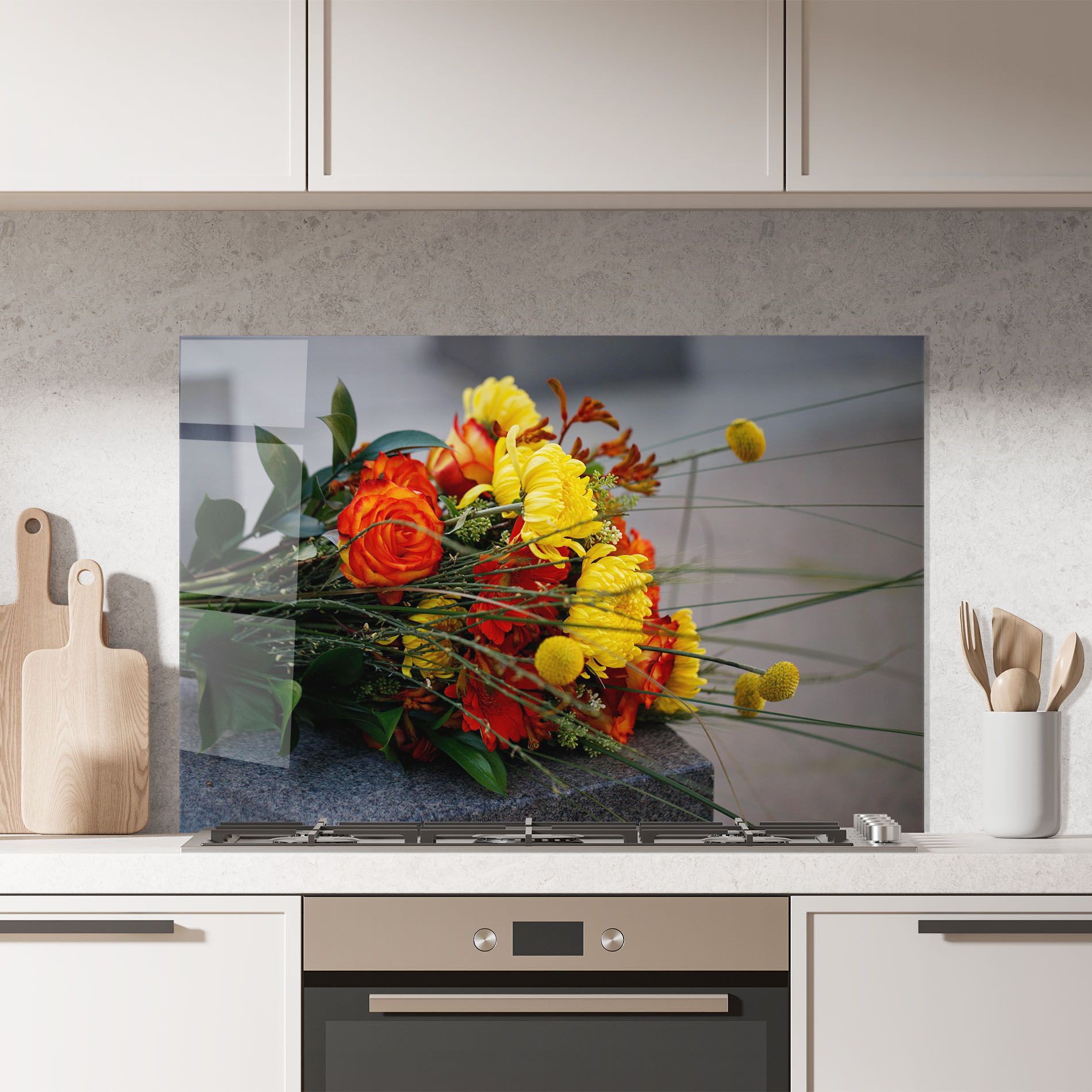 Strong Yellow Bouquet mockup 7