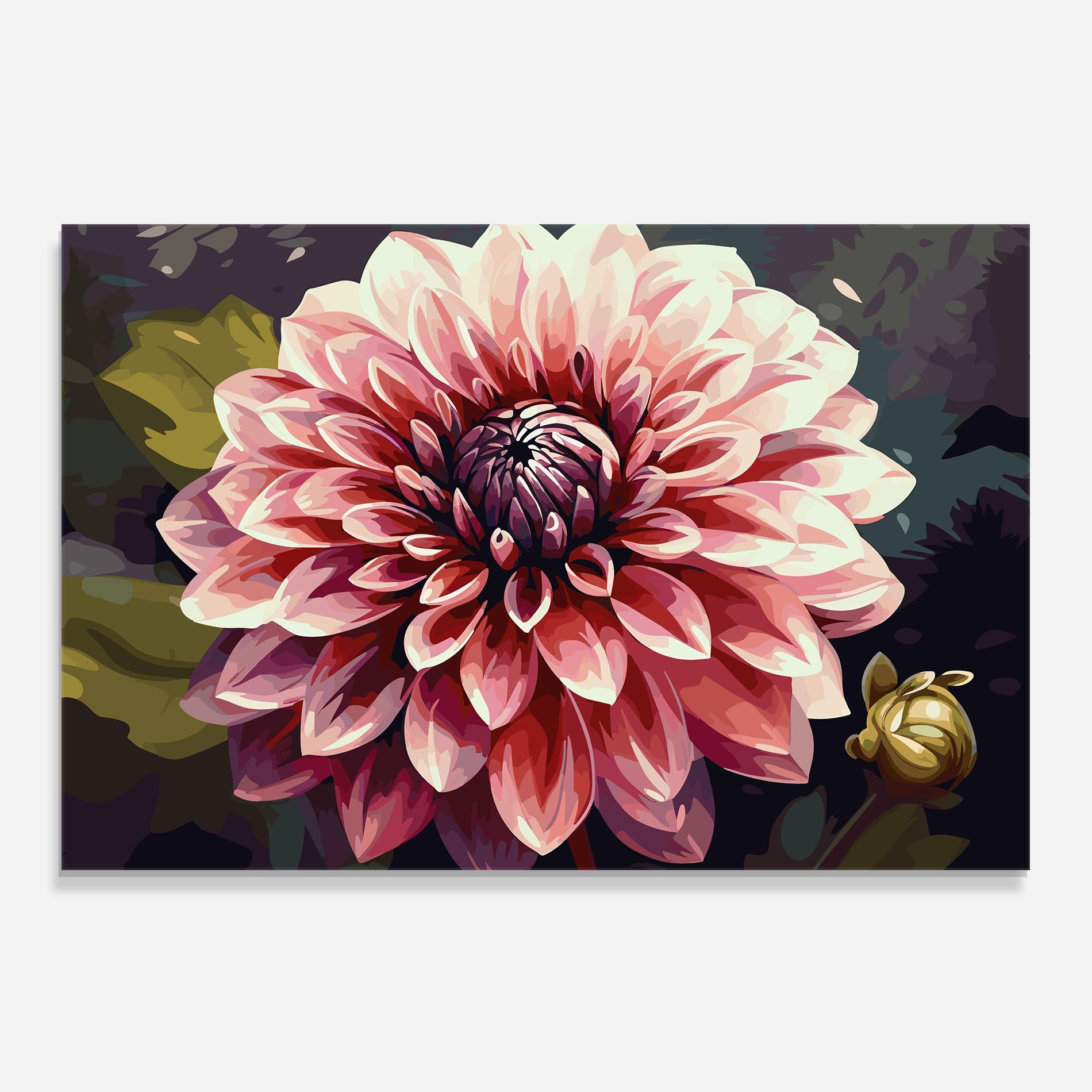 Open Pink Flower mockup 0