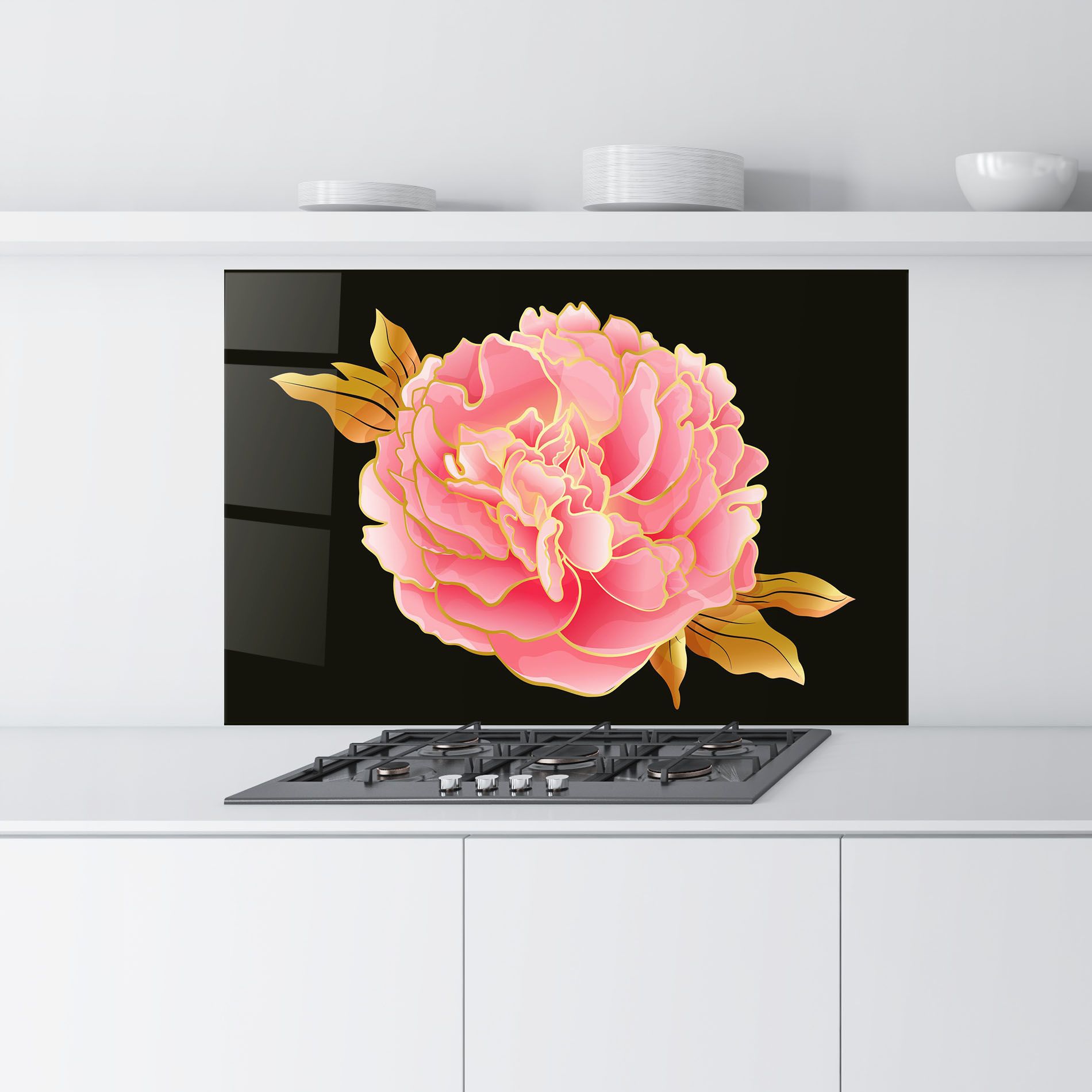 Gold Pinkk Peony mockup 9