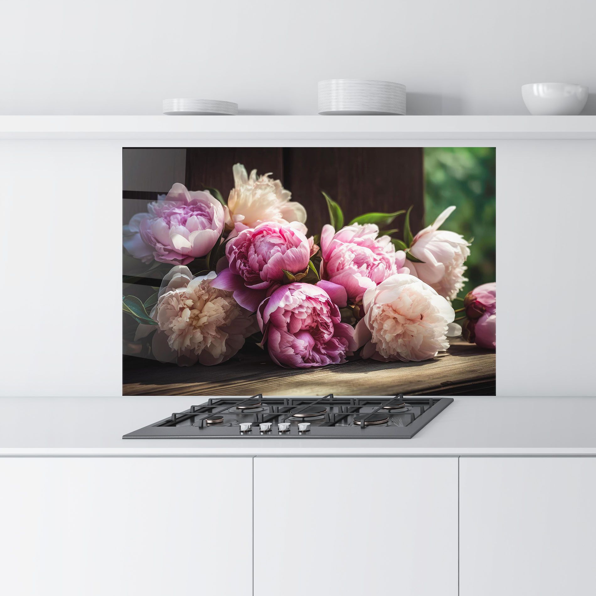 Peonies On The Table mockup 9